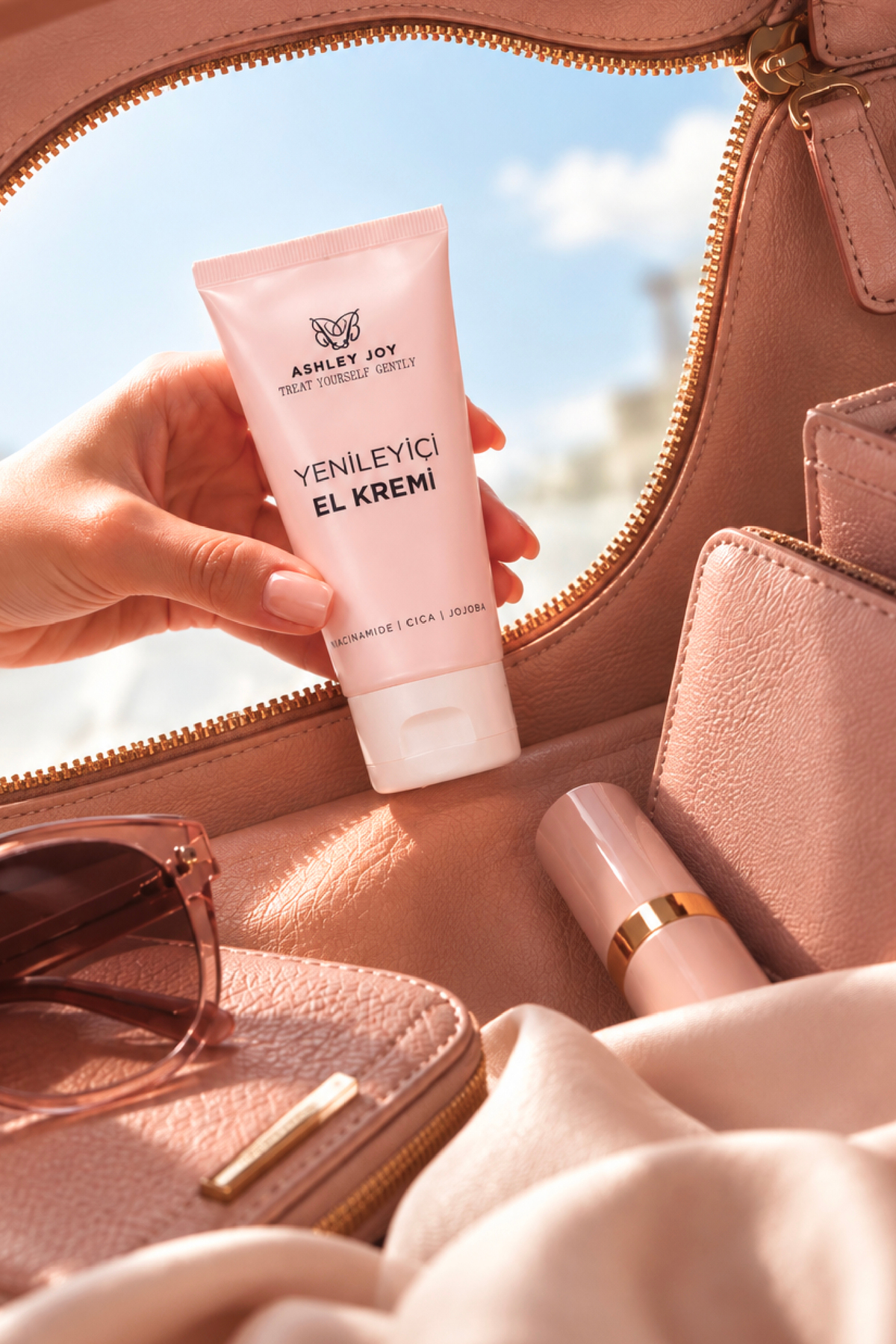 Yenileyici ve Nemlendirici Anti-Aging El Kremi 50 ml - Niacinamide, Cica, Jojoba, Hyaluronik Asit — AJ.02.00023 — تصویر 6 از 7