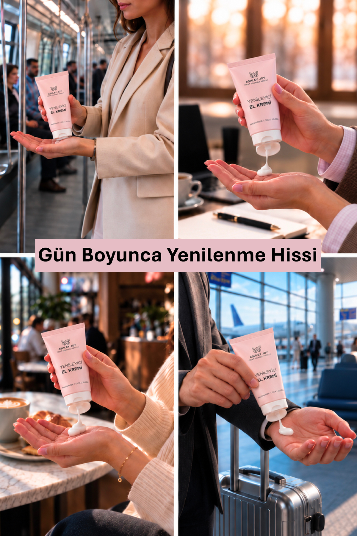 Yenileyici ve Nemlendirici Anti-Aging El Kremi 50 ml - Niacinamide, Cica, Jojoba, Hyaluronik Asit — AJ.02.00023 — تصویر 4 از 7