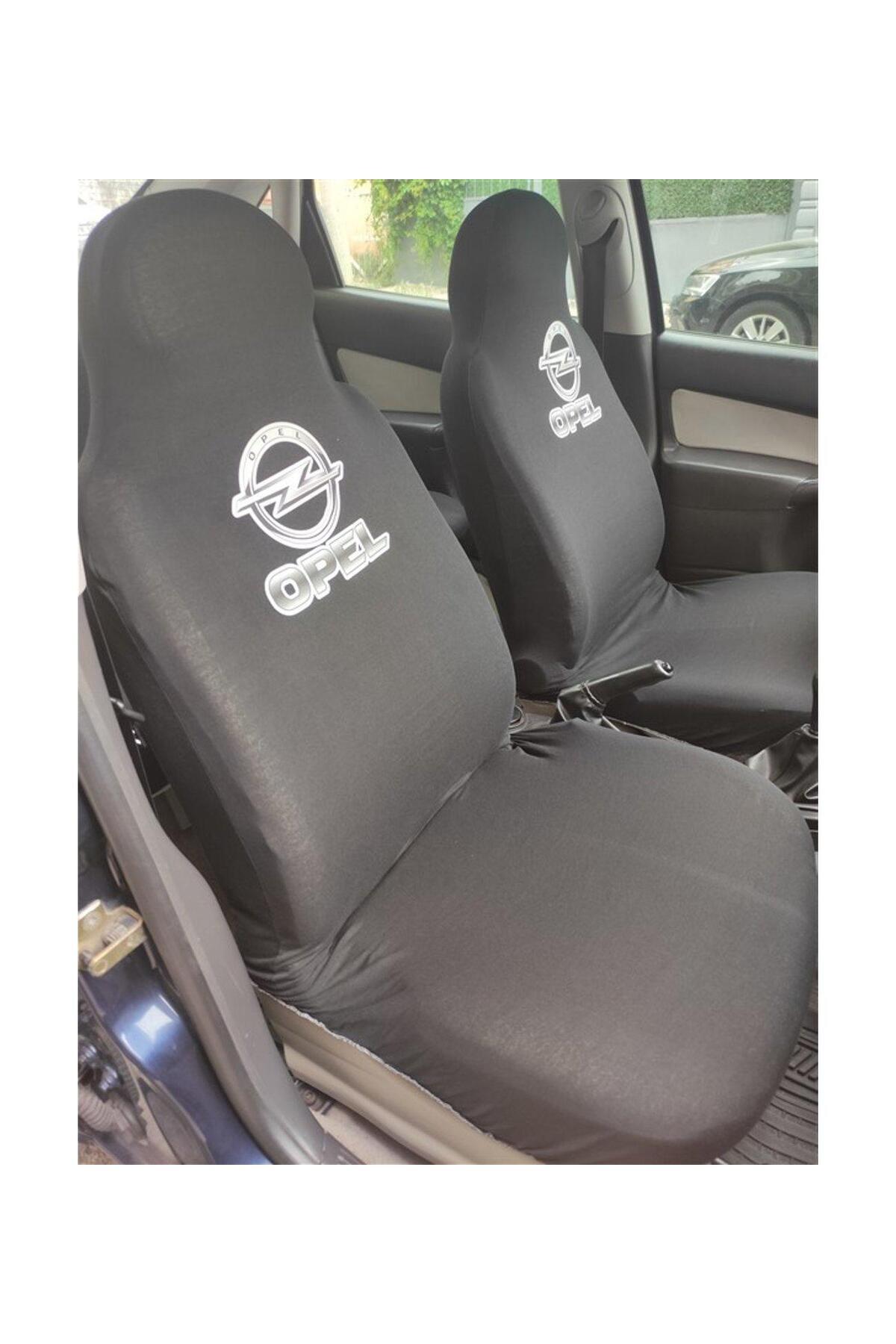 Genel Markalar Opel Baskılı Siyah Oto Kılıf Seti