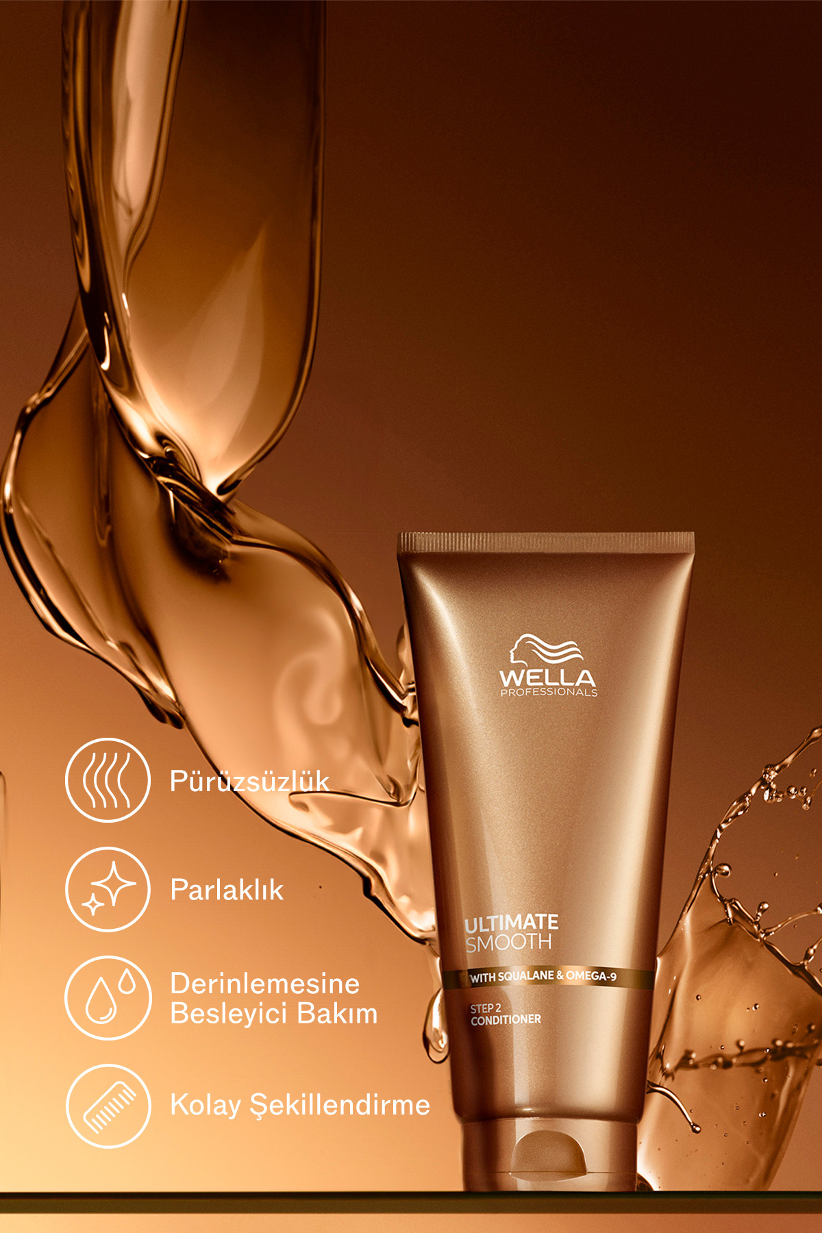 Ultimate Smooth Kuru, Mat ve Elektriklenen Saçlar İçin Saç Bakım Kremi 200 ML — 4064666945286 — تصویر 4 از 8