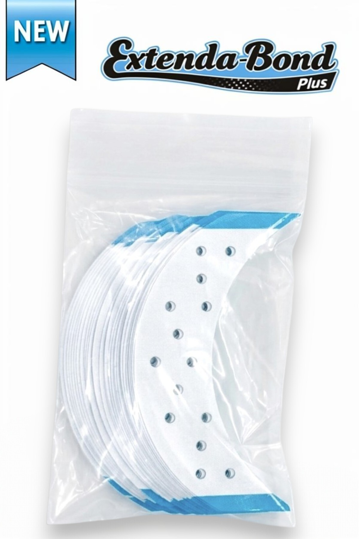 E-Bond Plus Mavi Delikli Protez Saç Bandı CC Contour (2 CM-7,50CM) 36 Adet — EBP CC — تصویر 2 از 2
