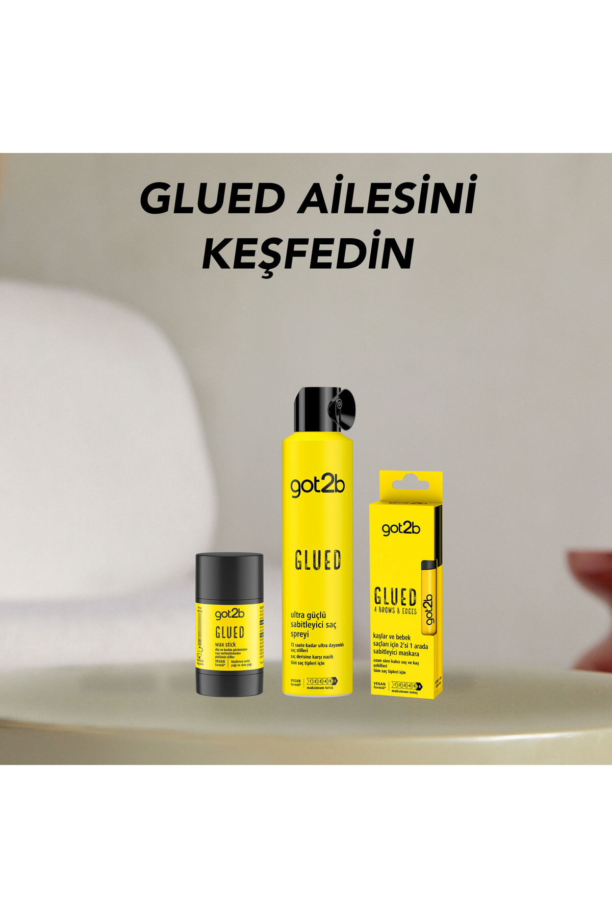 Glued 4 Kaş & Saç Maskarası 16ml — سفید 4015100896145 — تصویر 6 از 6