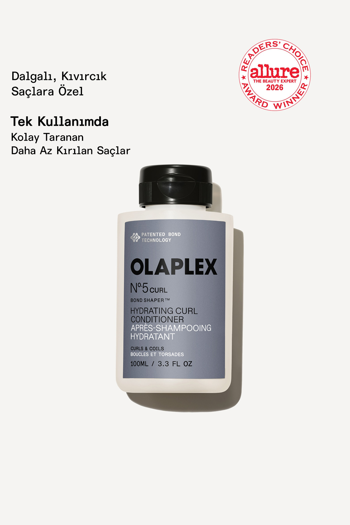 Olaplex No.5 Curl Bond Shaper Conditioner - Dalgalı, Kıvırcık Saçlar İçin Bakım Kremi 100ml — 20251171