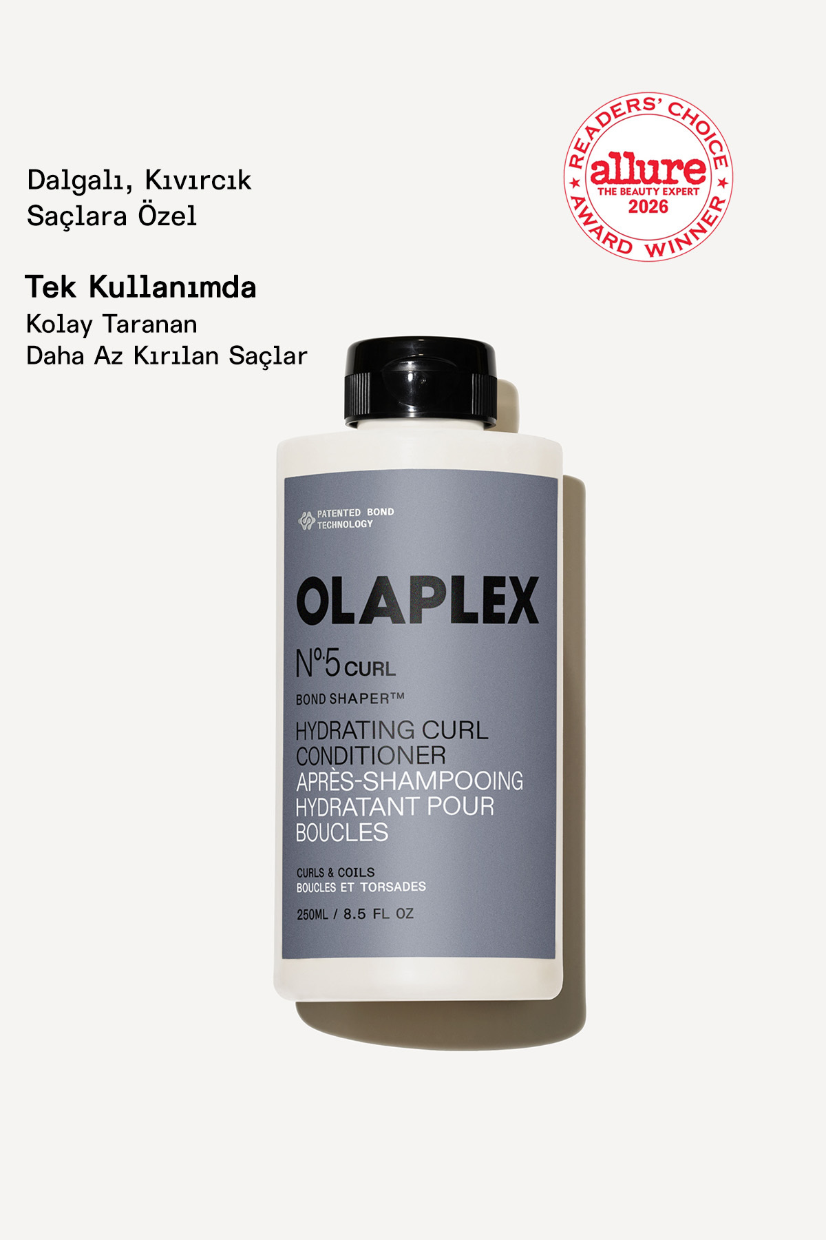 Olaplex No.5 Curl Bond Shaper Conditioner - Dalgalı, Kıvırcık