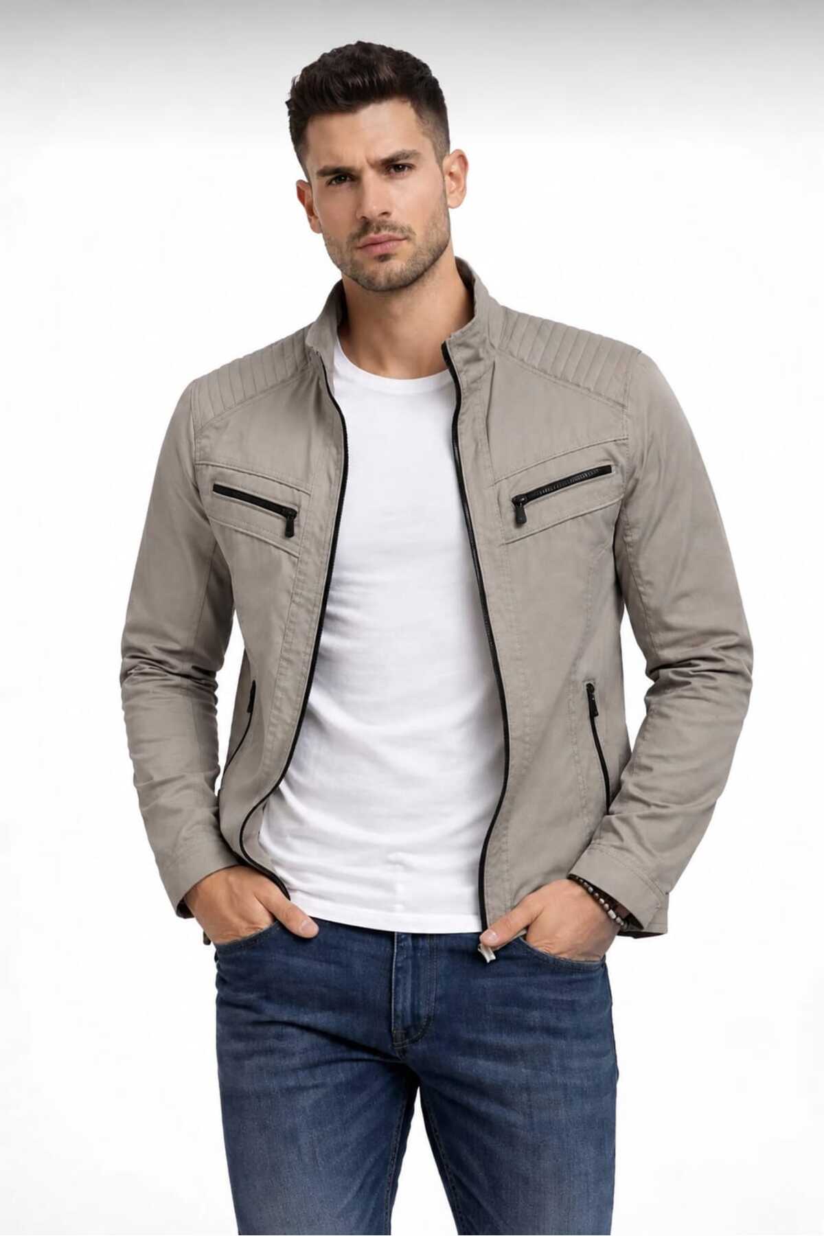 Yazlik Spor Mont — خاکستری 851735 — تصویر 6 از 9