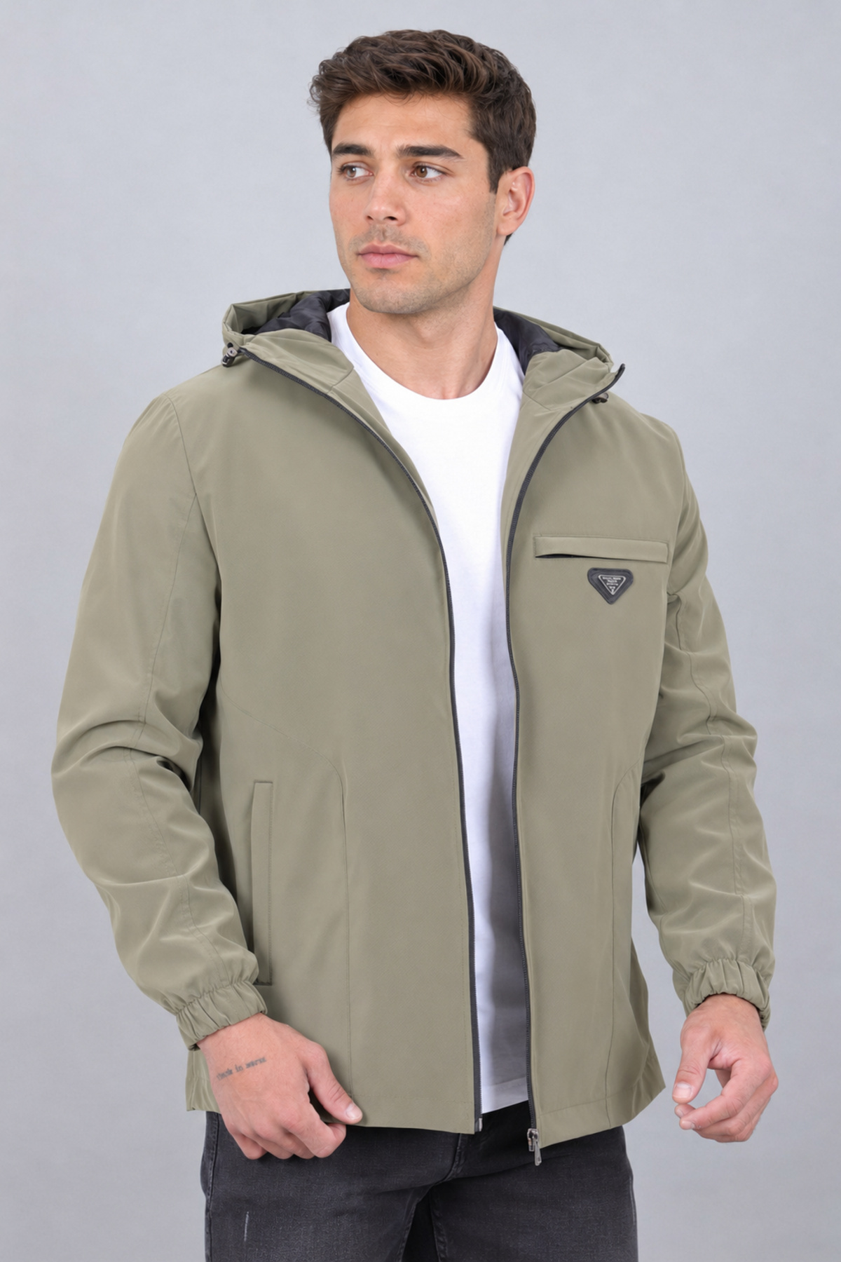 Sabit Kapüşonlu Nova Mevsimlik Mont PLDP 3016_60392-1 — رنگارنگ