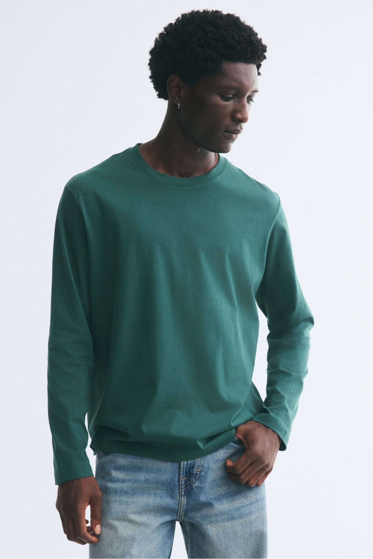 Regular Fit Jarse Üst