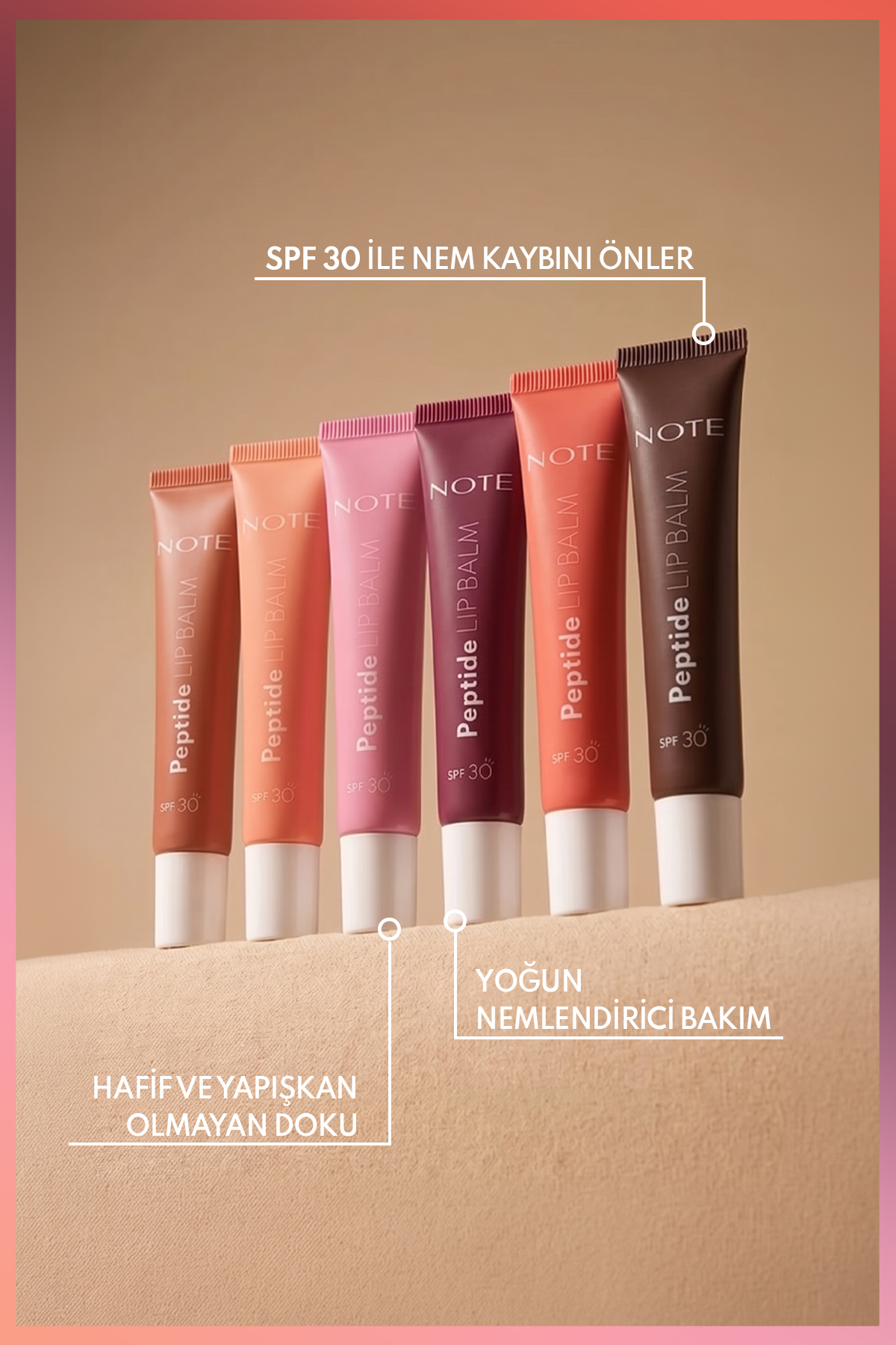 بالم لب رنگی مرطوب‌کننده و درخشان‌کننده SPF 30 - 01 کارامل نمکی