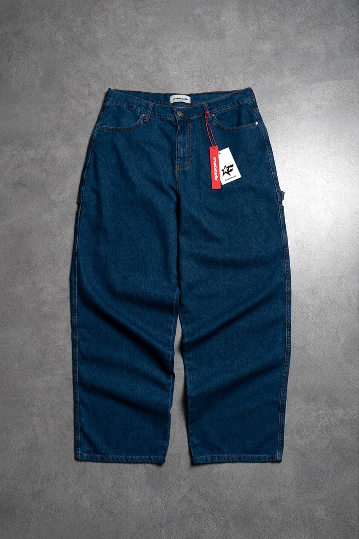 جین مردانه Streetcrafted Blue Carpenter Super Baggy — رنگارنگ CR1017MV — تصویر 8 از 8