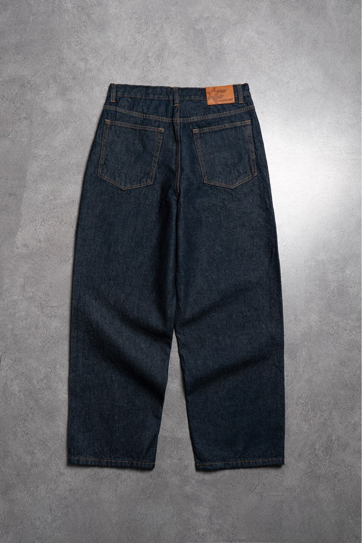 Mass Cut Super Baggy Erkek Jean Pantolon — رنگارنگ CR1012LCSR — تصویر 8 از 8