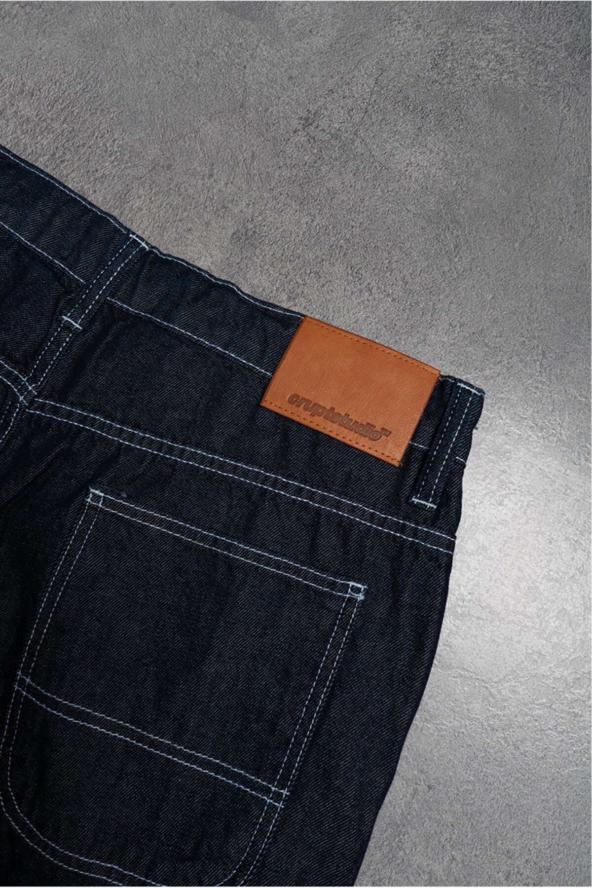 Raw Carpenter Super Baggy Erkek Jean Pantolon — رنگارنگ CR1017LCBY — تصویر 8 از 8