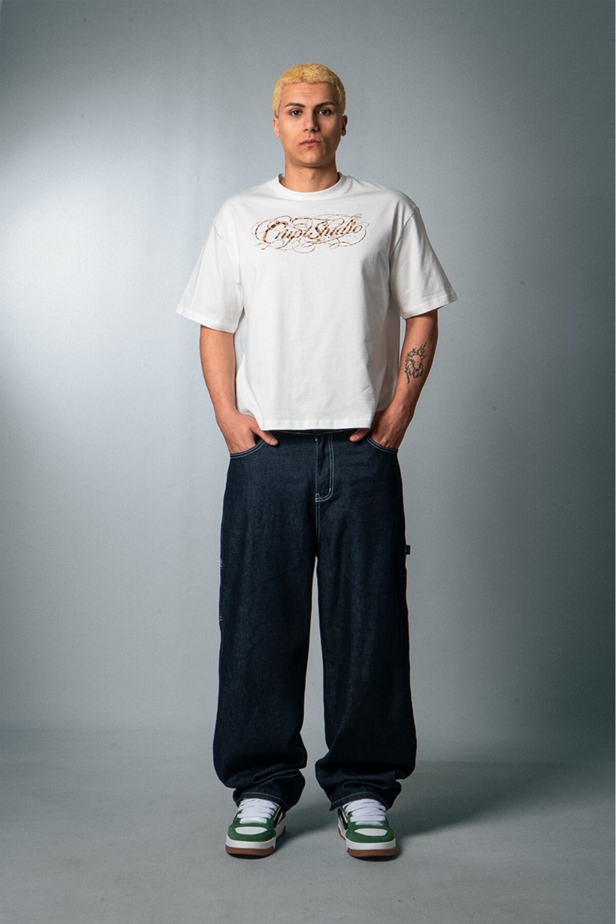 Raw Carpenter Super Baggy Erkek Jean Pantolon — رنگارنگ CR1017LCBY — تصویر 4 از 8