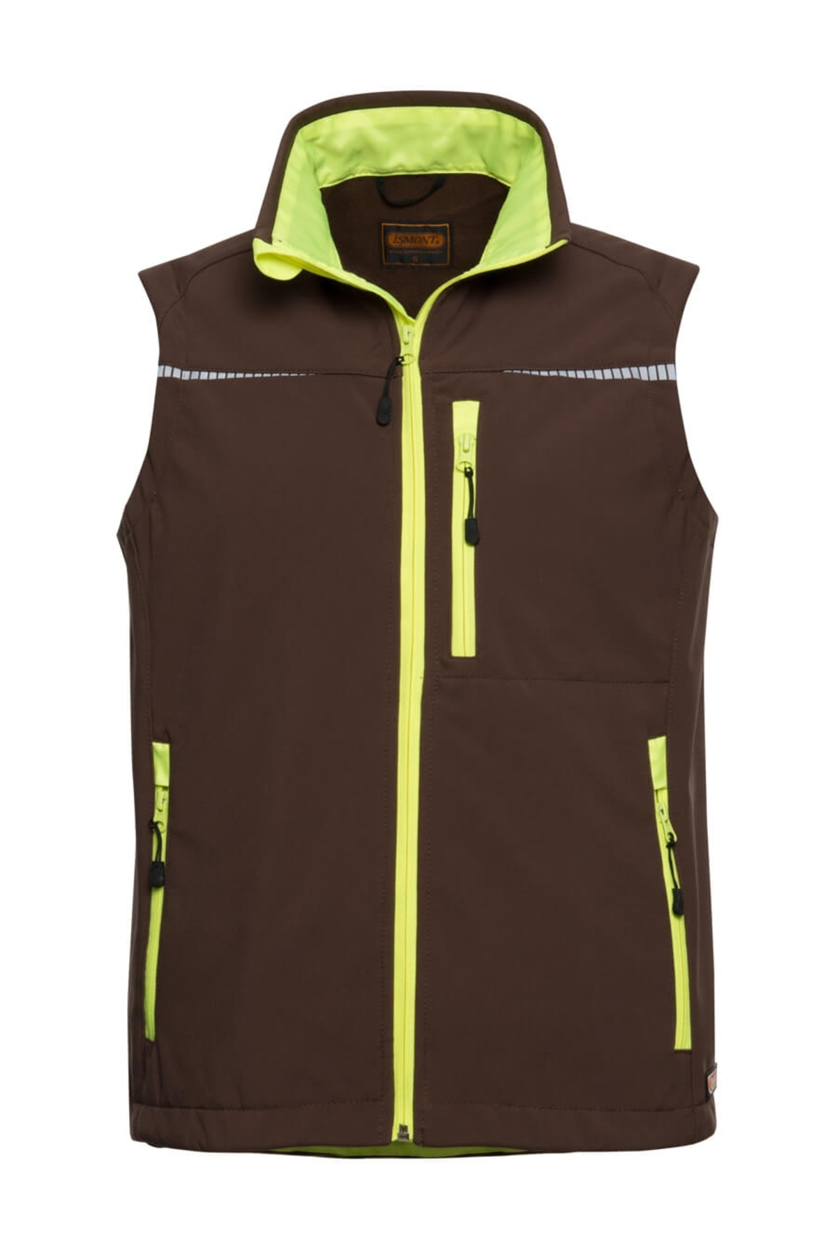 Softshell Yelek - Spor Yelek — قهوه‌ای ISM 0045