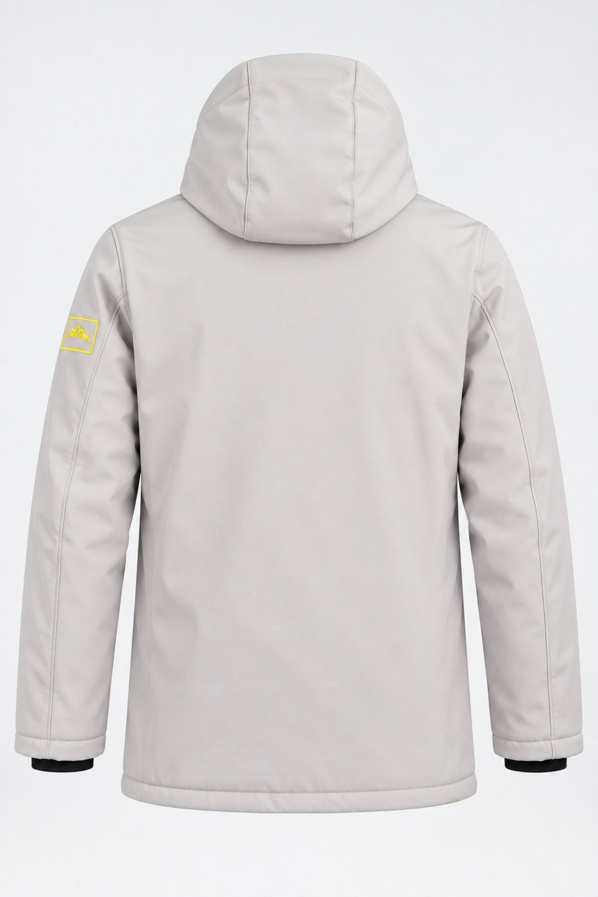 Su ve Rüzgar Geçirmez Outdoor Softshell Kışlık Mont PLDP 3014_50510-1 — رنگارنگ — تصویر 4 از 7