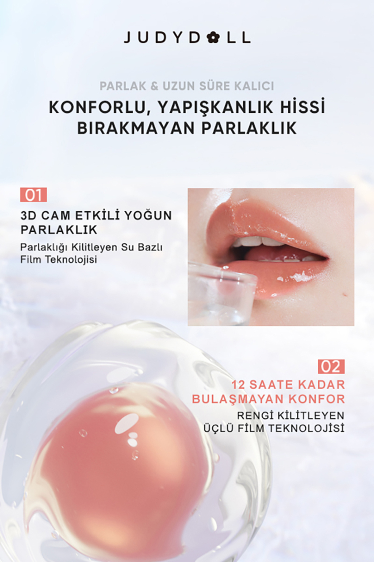 Ice Watery Lip Gloss Nem Veren Parlak Dudak Parlatıcısı 11 Grape Shake — بنفش AU2600120 — تصویر 6 از 8