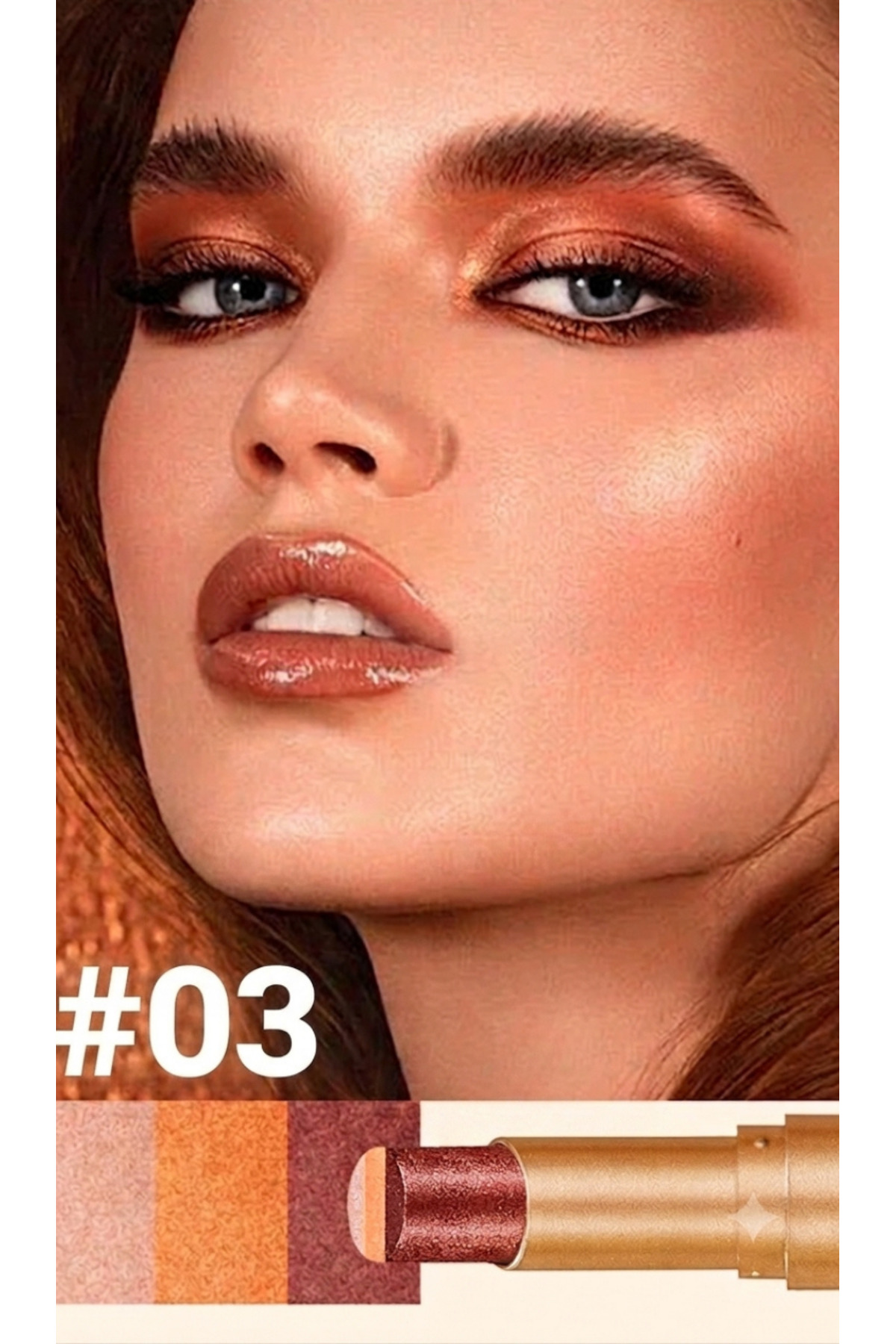 3-رنگ سایه چشم با ماندگاری طولانی مدت رنگ #3 — رنگارنگ SF001 — تصویر 6 از 9