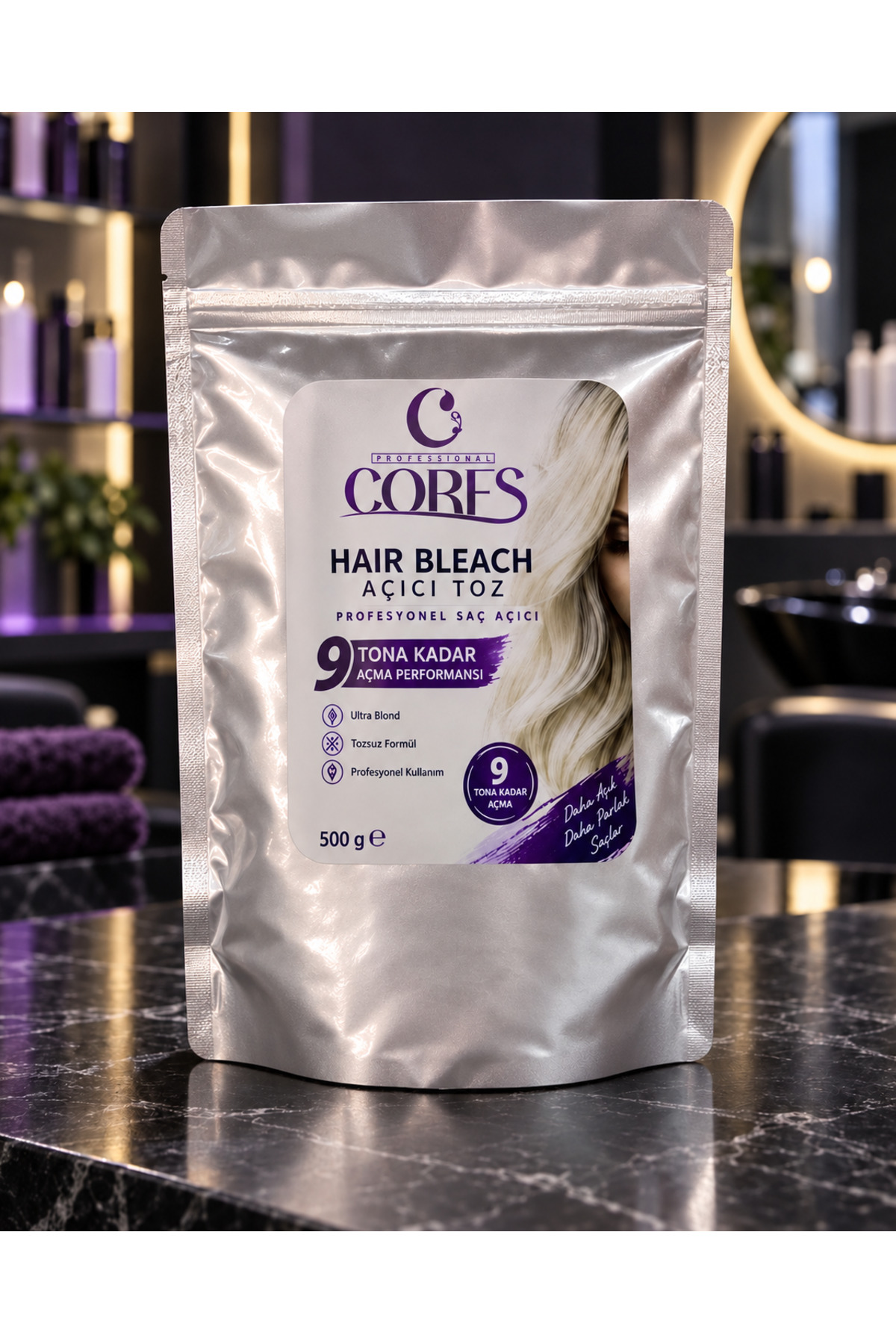 C0RFS Hair Bleach Saç Açıcı Toz 500g | 9 Ton'a Kadar — C0RFSLIGHT1000