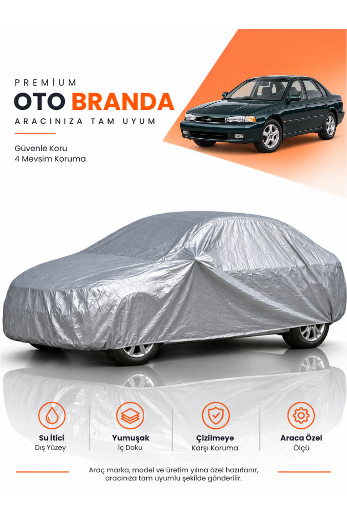 SUBARU LEGACY (1998-2003) SEDAN Uyumlu Araba Brandası Oto Branda Araba Örtüsü Araç Çadırı