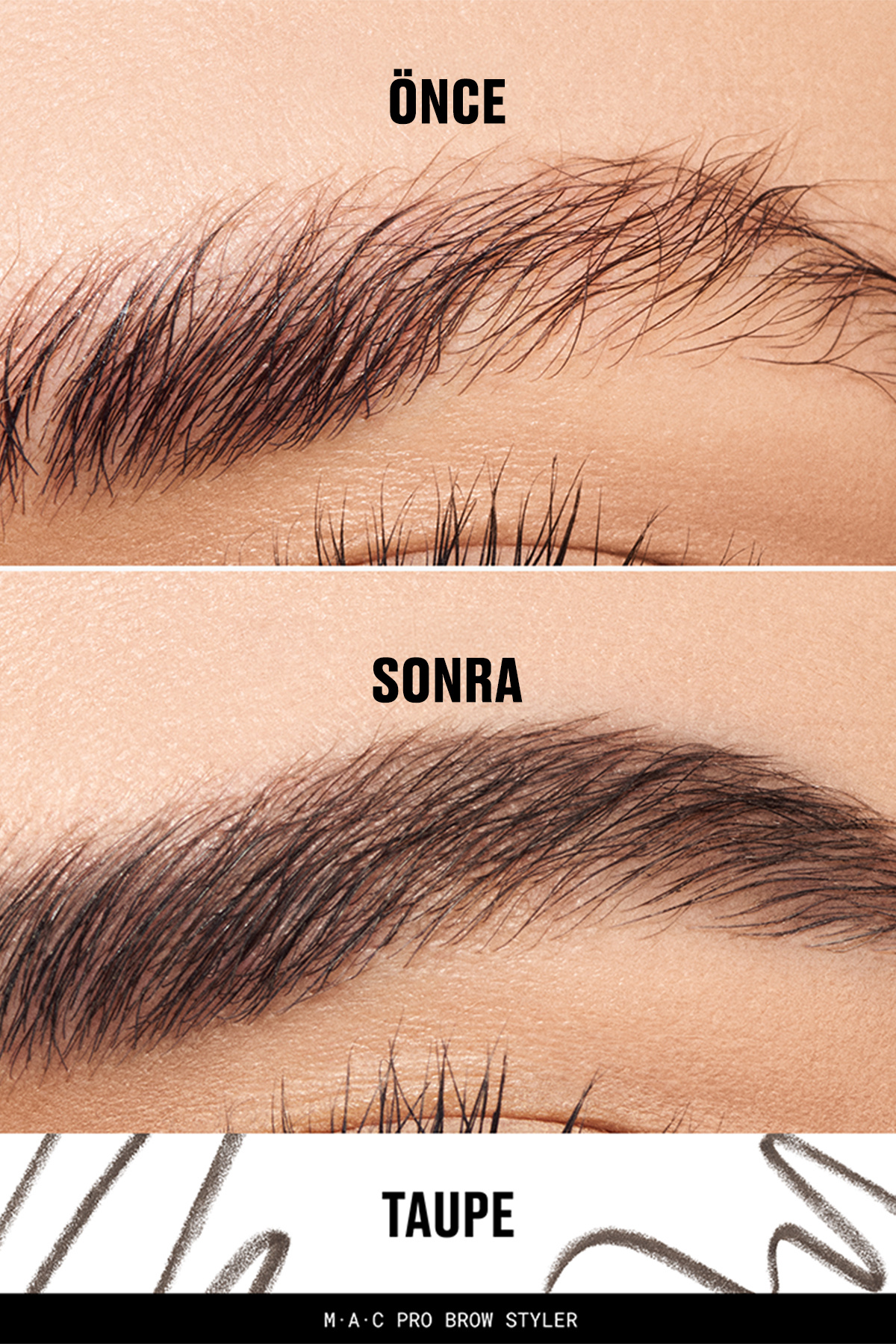 Pro Brow Styler Dolgun Görünüm ve Renk Veren İnce Uçlu Kaş Kalemi - Taupe — رنگارنگ 147772 — تصویر 3 از 7