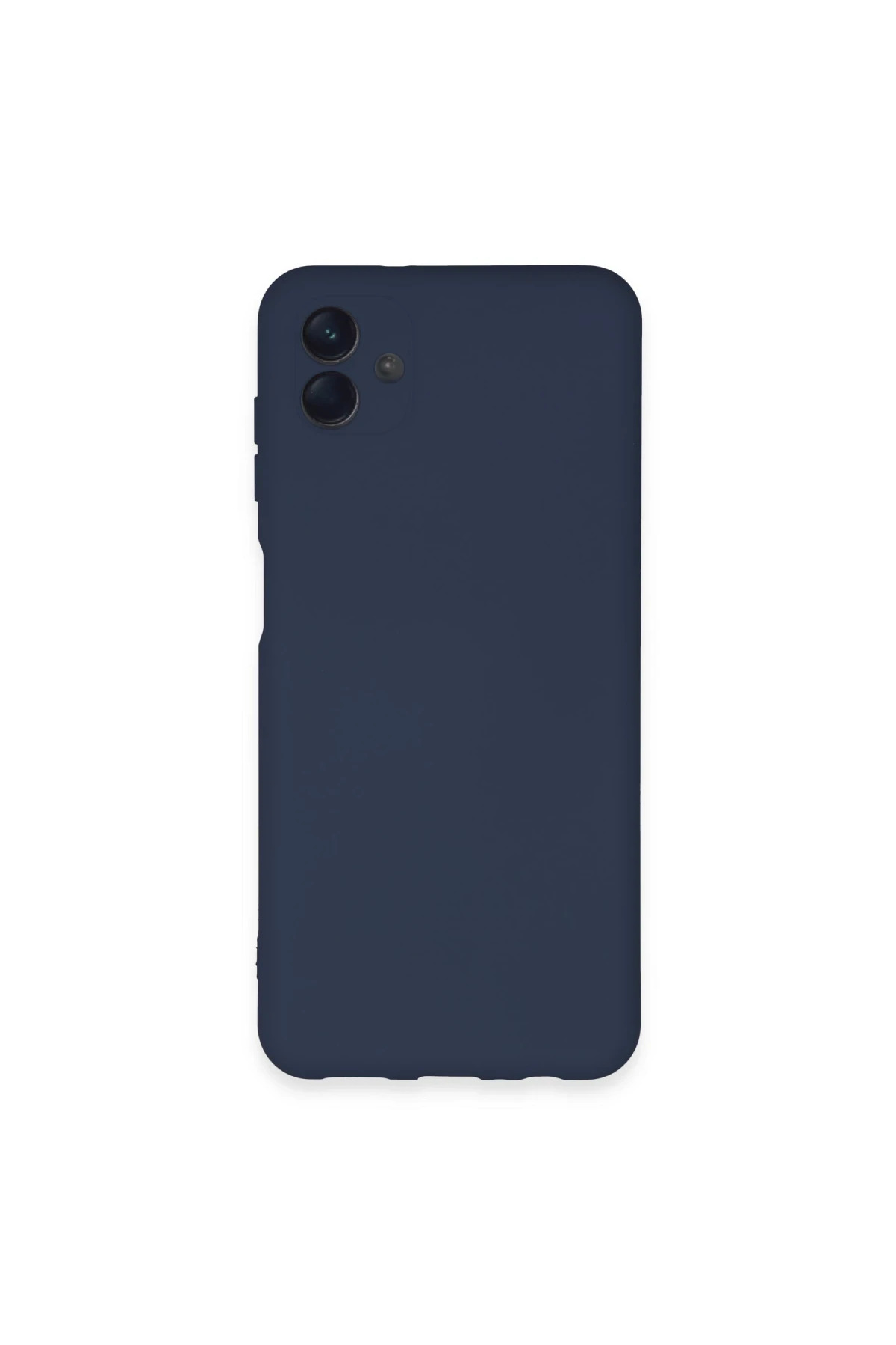 Samsung galaxy a04e kilif nano ici kadife silikon lacivert