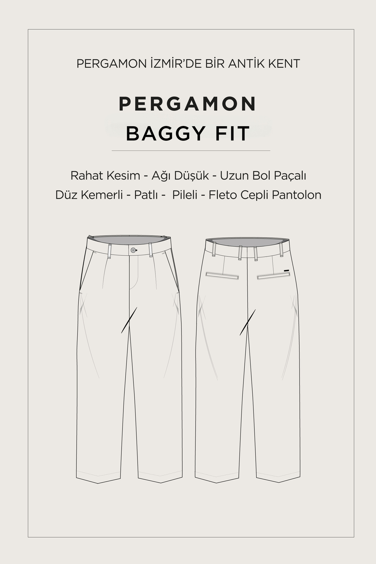 Erkek Siyah Klasik Bel Nefes Alan Modal Karışımlı Soft Touch Baggy Fit Pantolon A61Y3033 — مشکی — تصویر 8 از 8
