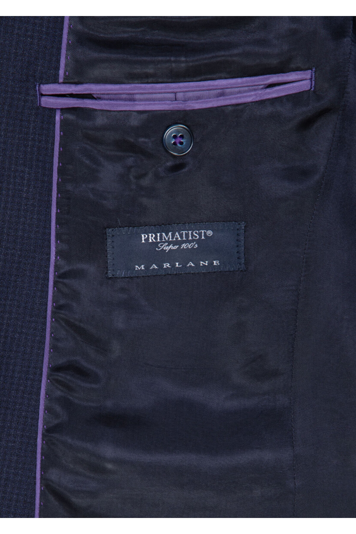 Lacivert Kareli Zeroweight Slim Fit %100 Yün Takım Elbise — رنگارنگ 10155910 — تصویر 7 از 7