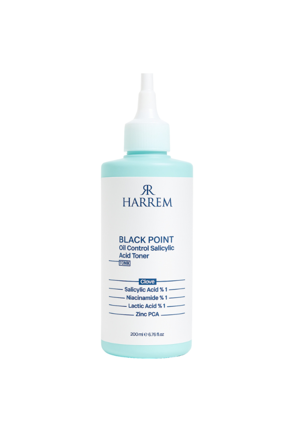 Harrem Akneli&yağlı Cilt Tipleri Için Saliyclic Acid Gözenek Sıkılaştırıcı Tonik 200 ml Black P.int — 00538
