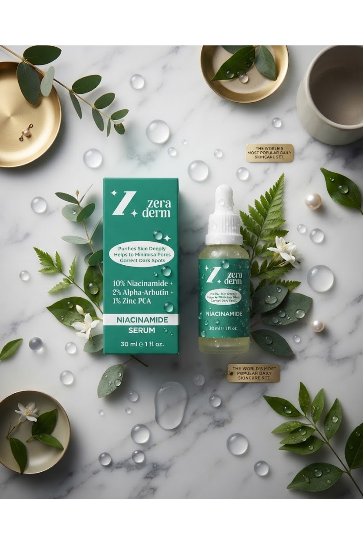 B3 Vitamini Niacinamide % 2 Alpha-Arbutin + İçeren Aydınlatıcı — LURJİNiacinamide — تصویر 3 از 9