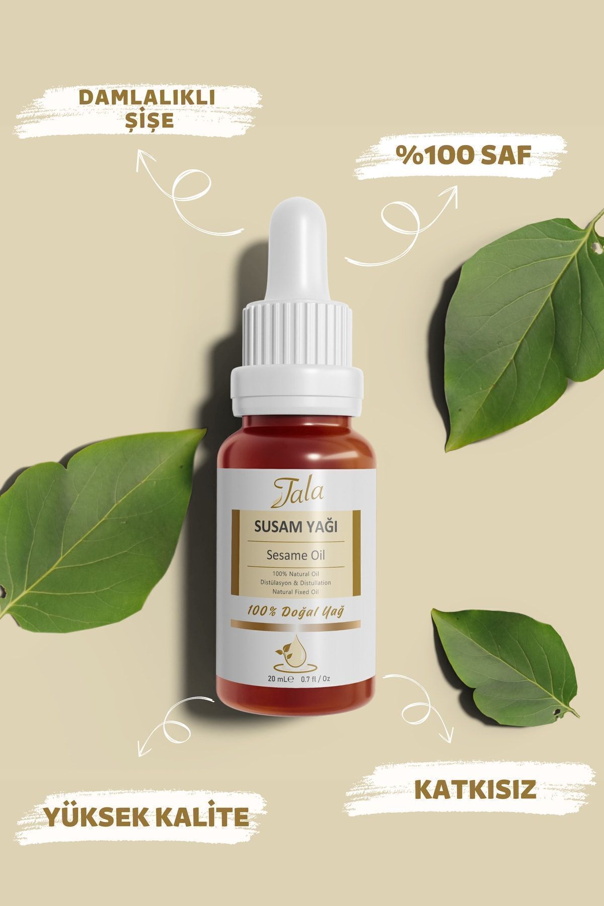 Susam Yağı %100 Saf Ve Doğal Soğuk Sıkım 20 Ml — susam — تصویر 3 از 7