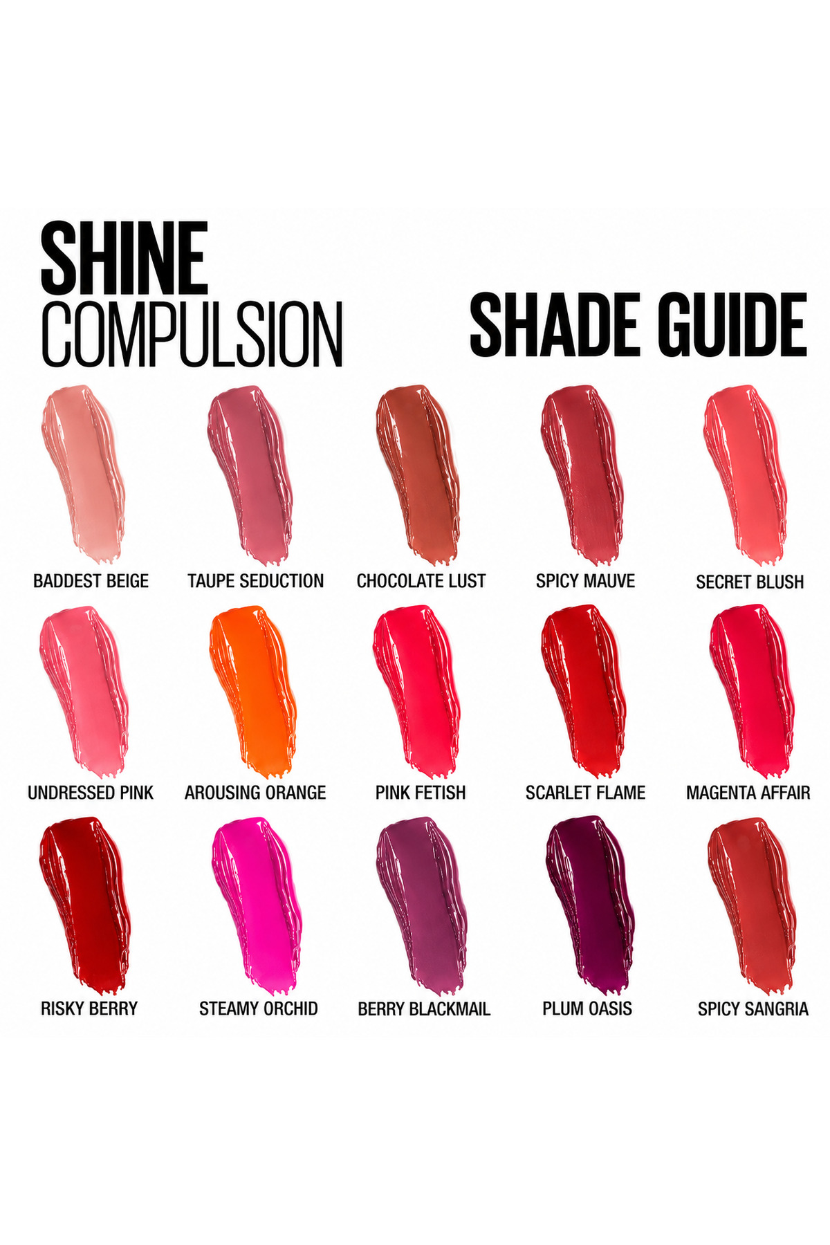 رژ لب مرطوب کننده براق Color Sensational Shine - 65 Spicy Mauve - قهوه‌ای