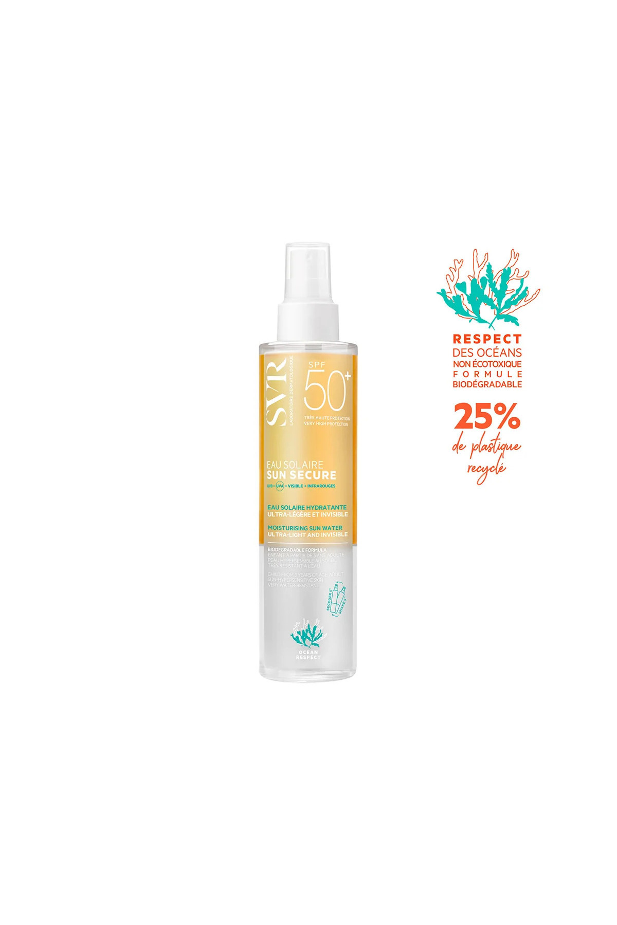 Sun Secure Güneş Koruyucu Su SPF50+ 200ml — SUNEAU50200ML — تصویر 6 از 7