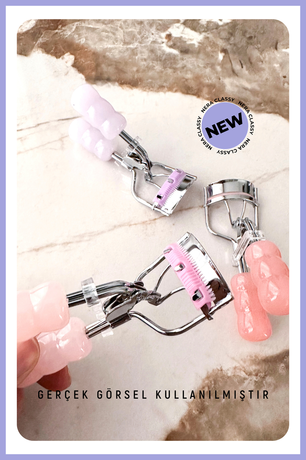 1 Adet Pro Özel Tasarım Taşınabilir Kirpik Kıvırıcı Set, Mini Kirpik Kıvırıcı — رنگارنگ Nera2026-174 — تصویر 3 از 3