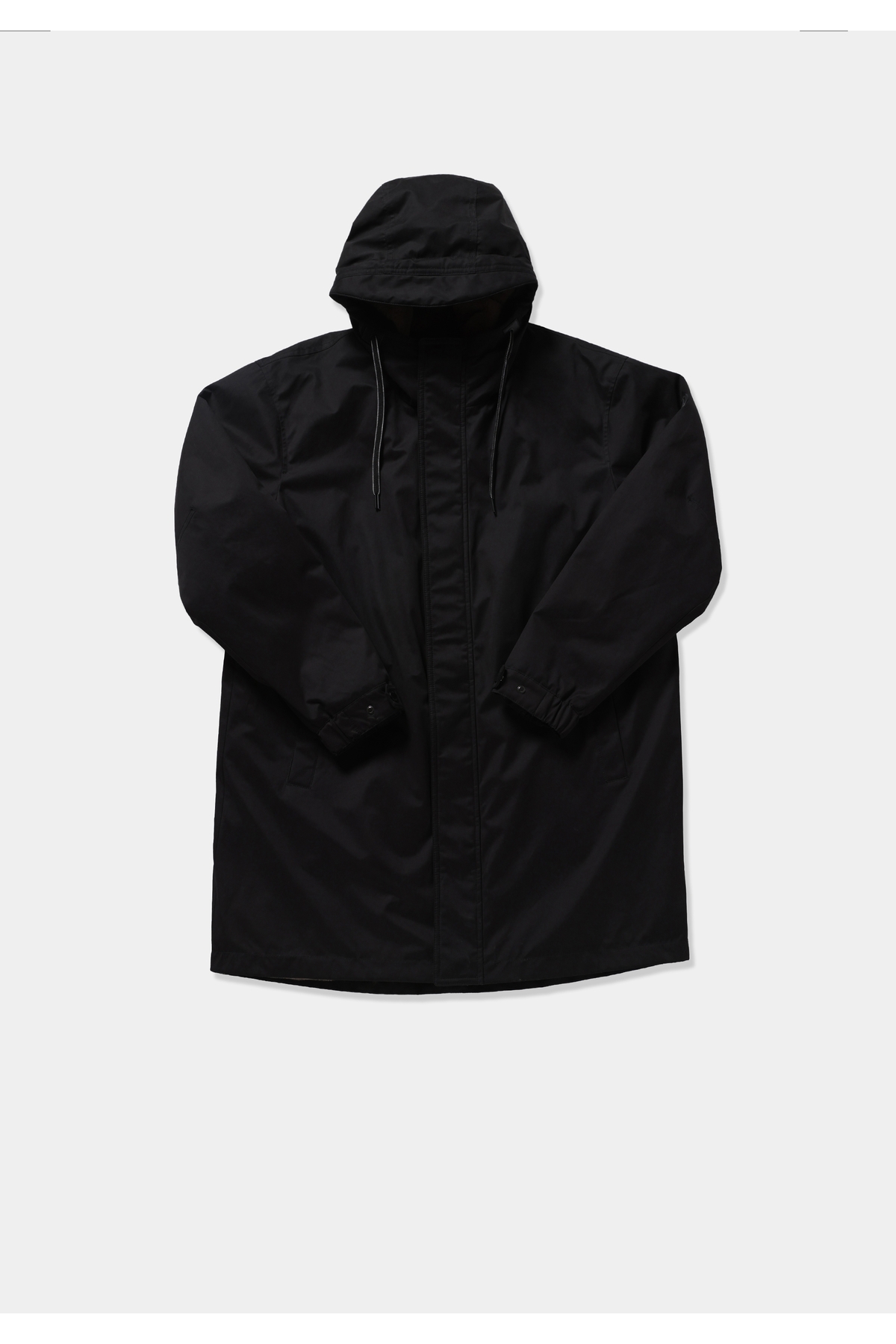 Regular Fit Kapüşonlu Fermuarlı Astarlı Erkek Siyah Kaban — مشکی CL1082062_Q1.V1 — تصویر 8 از 8