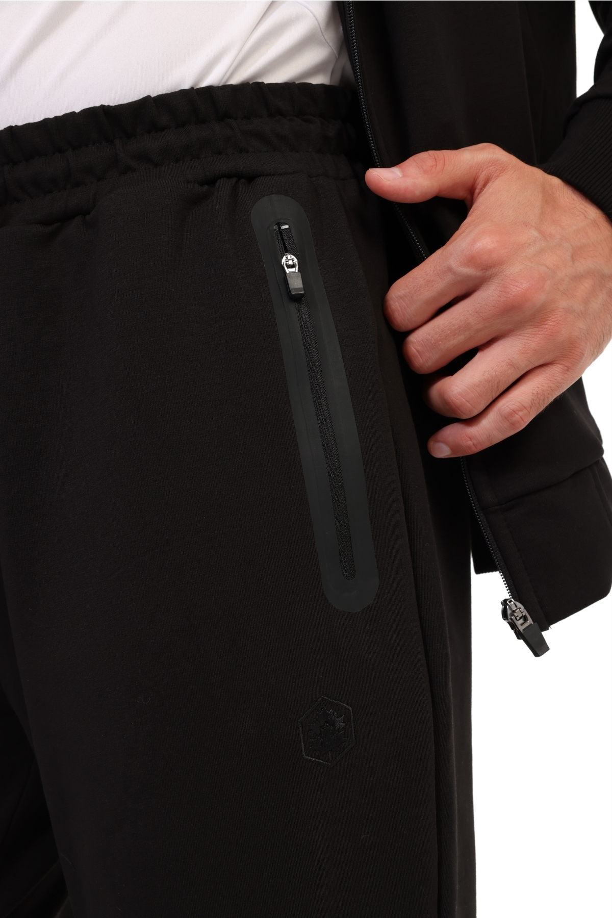 ست لباس ورزشی مردانه مشکی MB SMR T.SUIT — مشکی MB SMR T.SUIT 6PR — تصویر 5 از 6