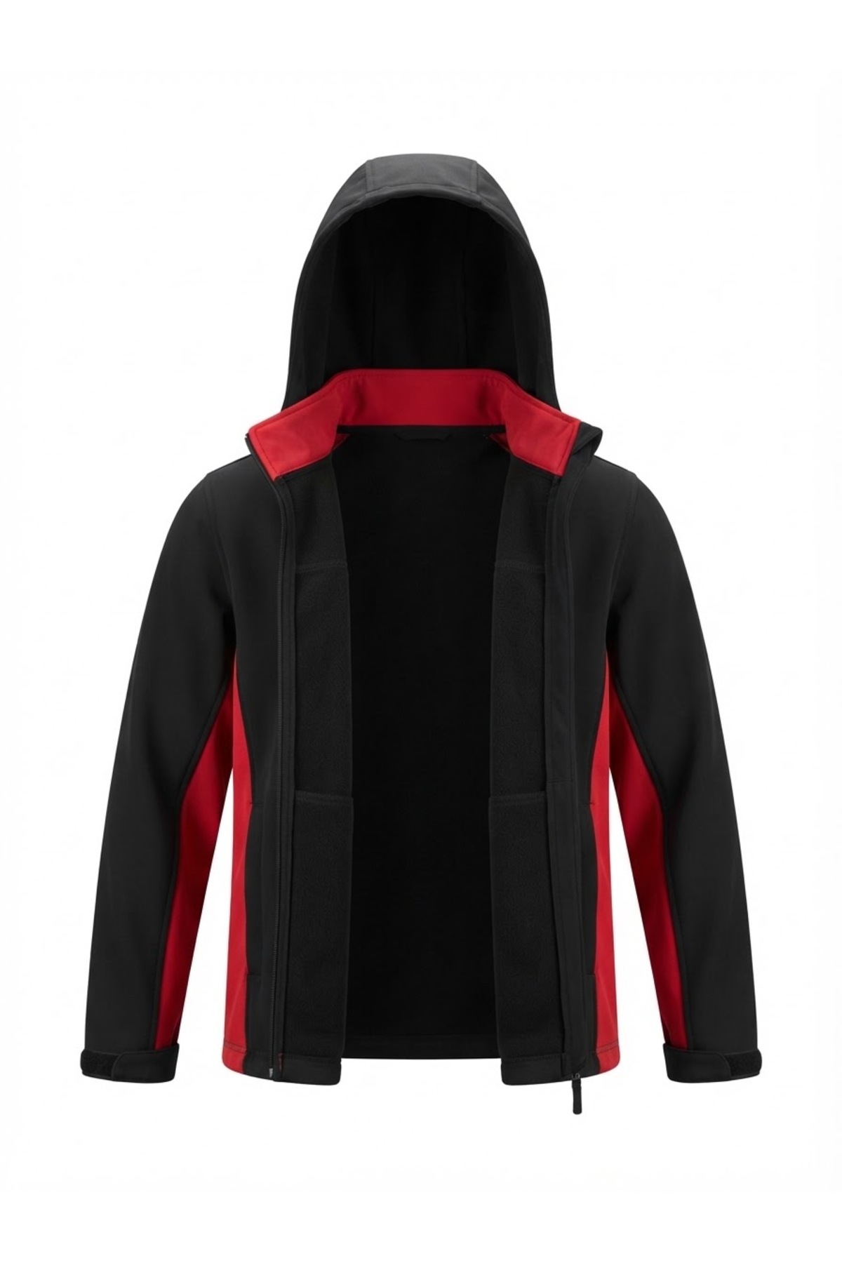 Softshell Ceket Su İtici Rüzgâr Geçirmez Çıkarılabilir Kapüşonlu 5 Cepli — رنگارنگ 0002 — تصویر 4 از 6