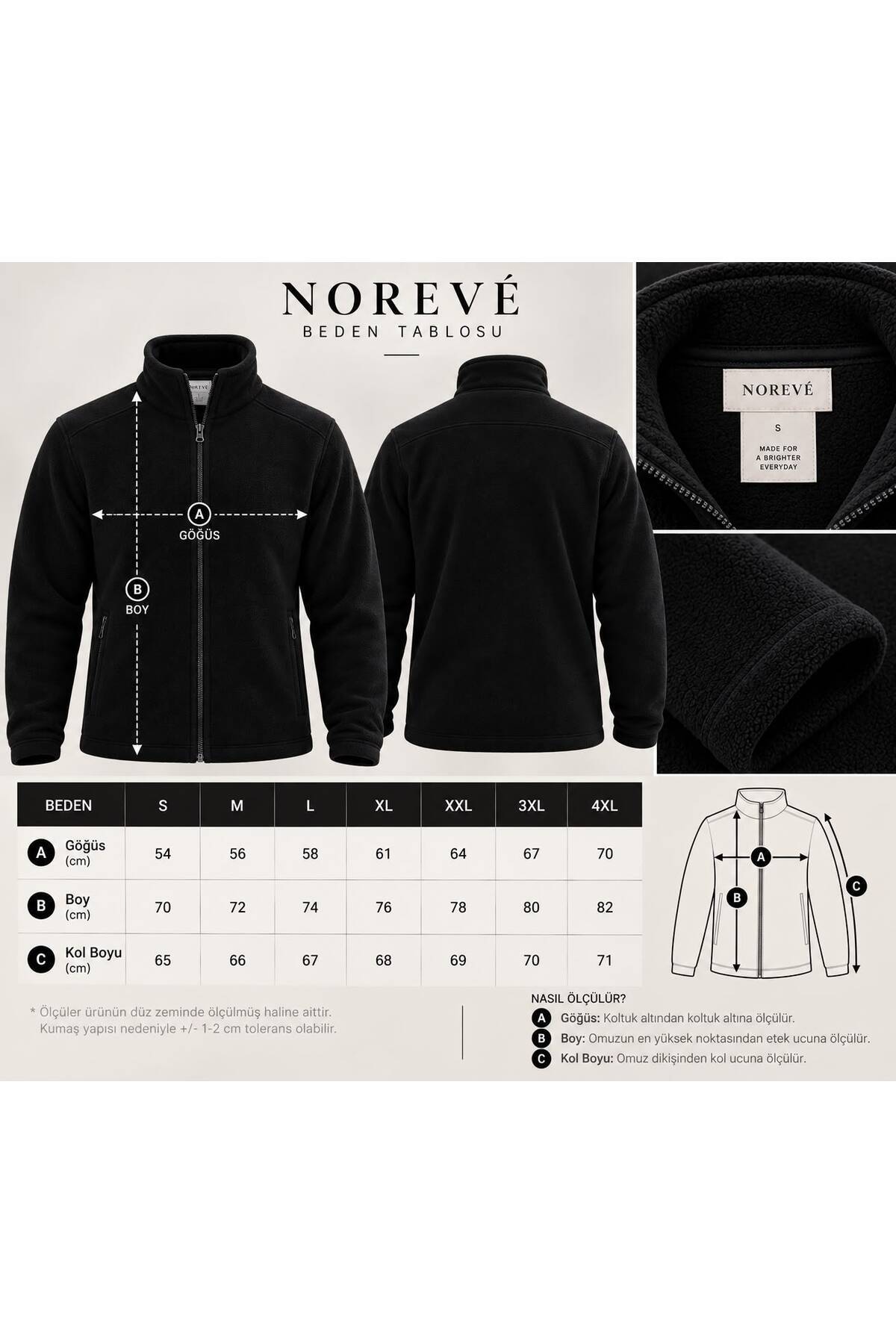 ژاکت پشمی — مشکی NOREVE0430 — تصویر 4 از 4