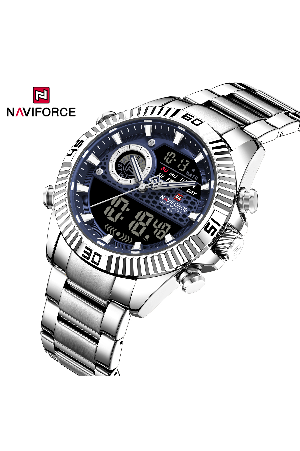 Naviforce Erkek Kol Saati Dijital & Analog Çelik Kordon 2265 - Fiyatı