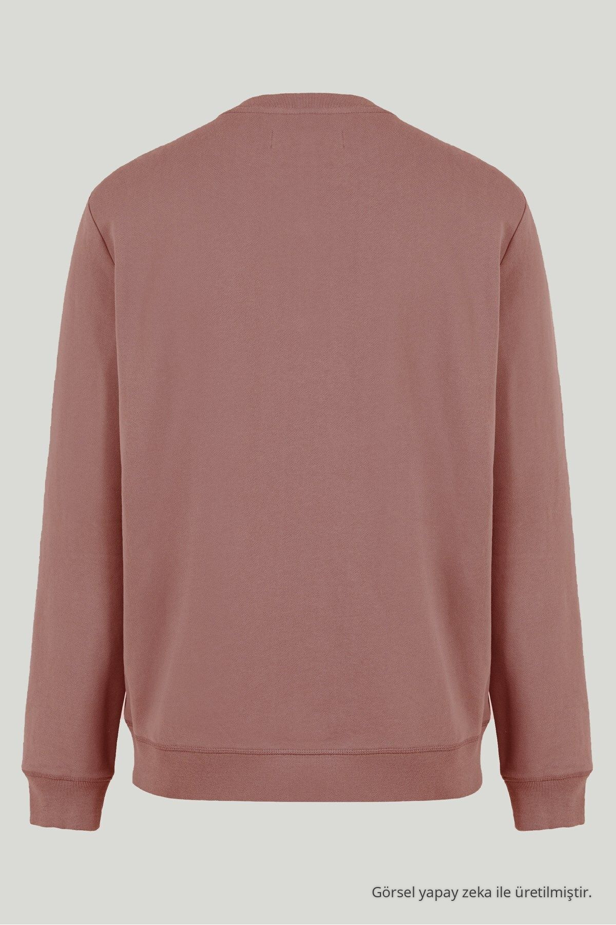 Erkek Uzun Kol Bisiklet Yaka 3 Lü Swetshirt — رنگارنگ Paket-1210-2 — تصویر 8 از 8