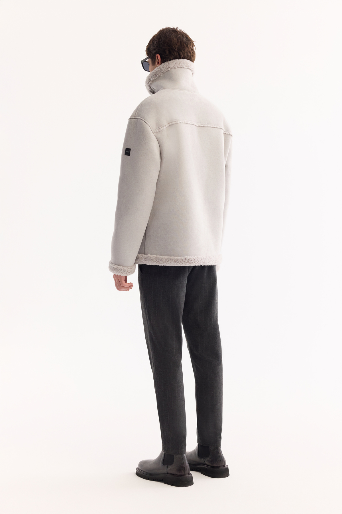 کت خز خاکستری مردانه Napa Comfort Fit A52Y6055 — خاکستری — تصویر 5 از 9