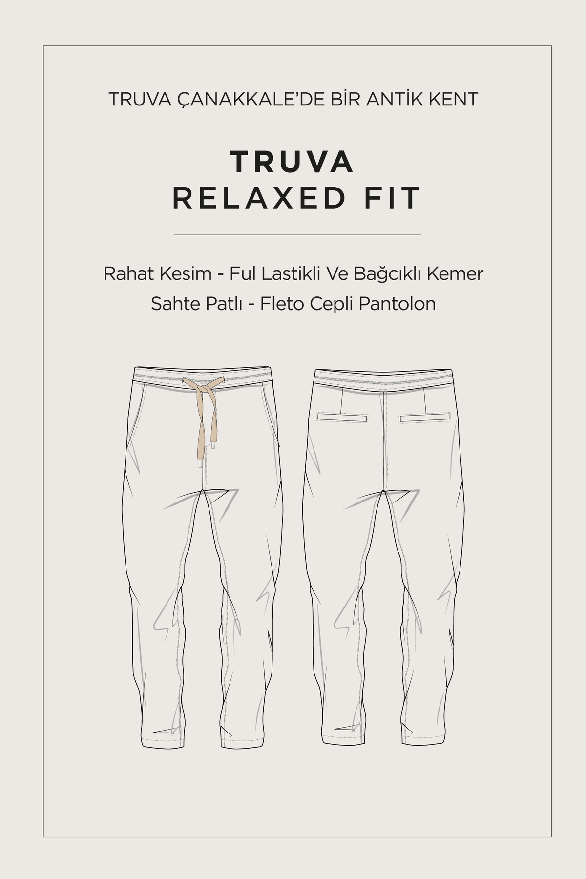 Erkek Siyah Klasik Bel Pamuklu Elastan Relaxed Fit Chino Pantolon A61Y3013 — مشکی — تصویر 8 از 8