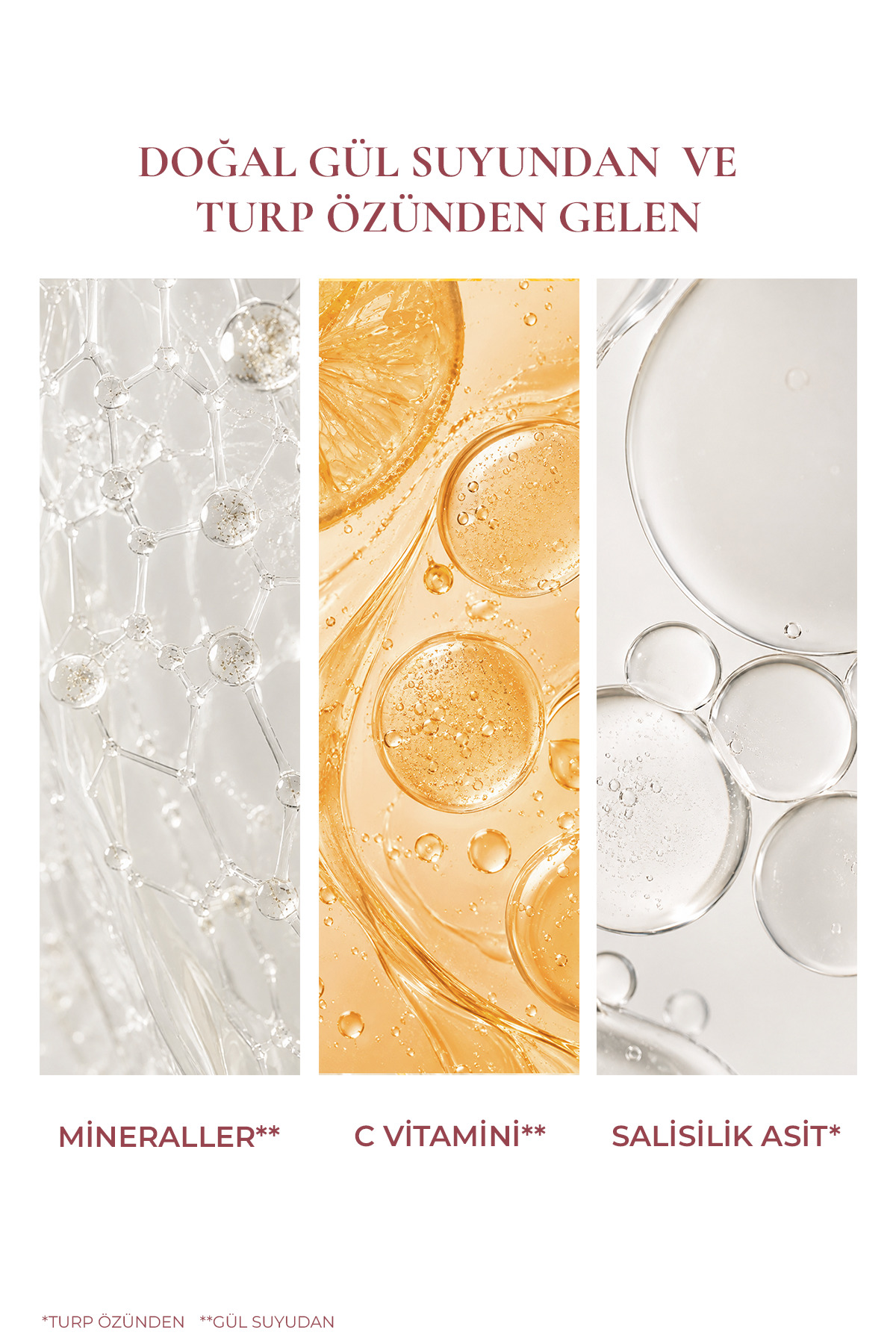 Nemlendirici Aydınlatıcı Gözenek Sıkılaştırmaya Yardımcı %100 Doğal Tam Gül Suyu 250 ml — RoseWater250 — تصویر 7 از 8