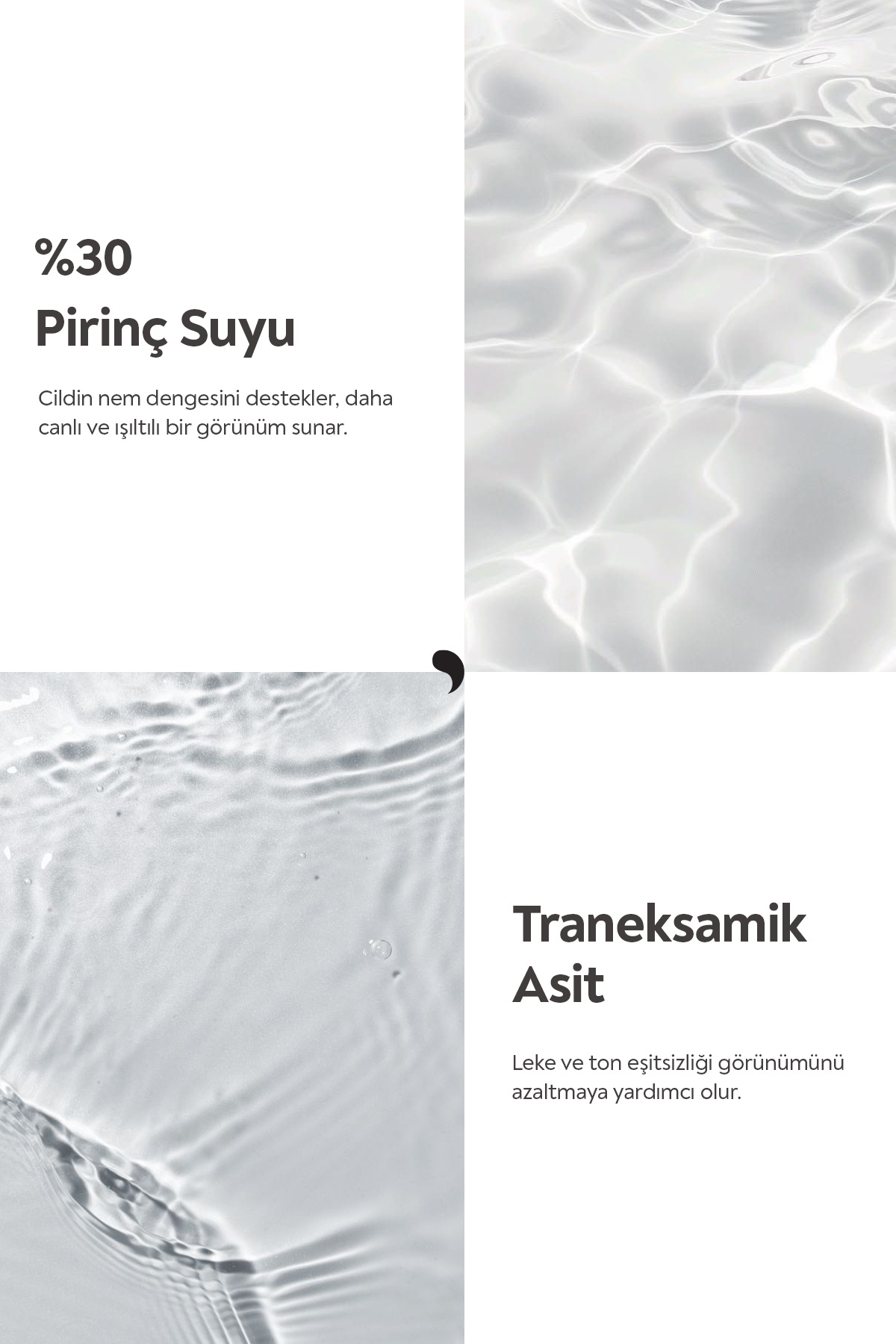Alfa Arbutin Aydınlatıcı, Leke Karşıtı, Ton Eşitleyici Serum 30 ML (Pirinç Suyu & Traneksamik Asit) — 8684221509263 — تصویر 4 از 8