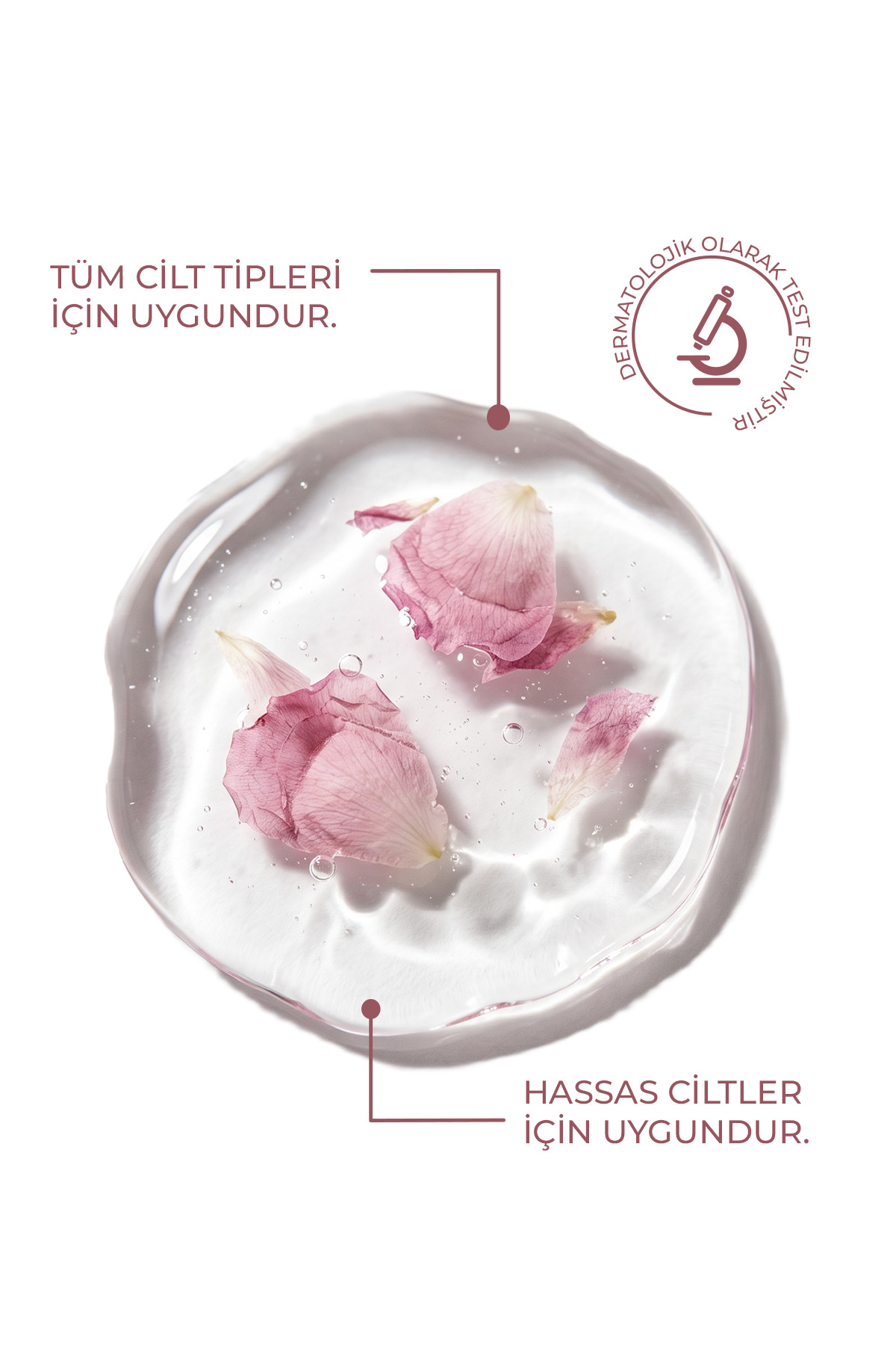 Nemlendirici Aydınlatıcı Gözenek Sıkılaştırmaya Yardımcı %100 Doğal Tam Gül Suyu Sprey 100 ml — 8680434310023 — تصویر 5 از 8
