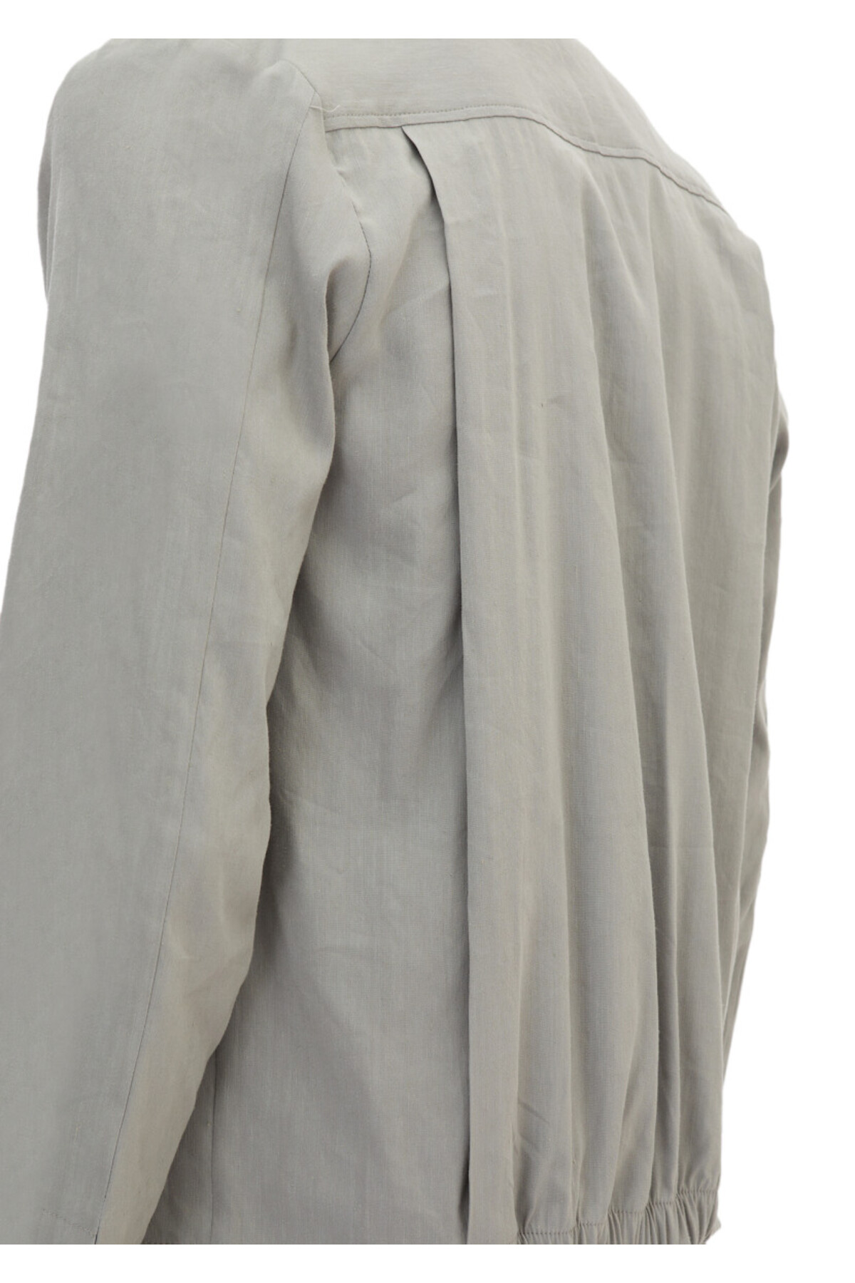 Gri Düz Casual Fit Keten Karışımlı Takım Elbise — خاکستری 161250 — تصویر 6 از 7