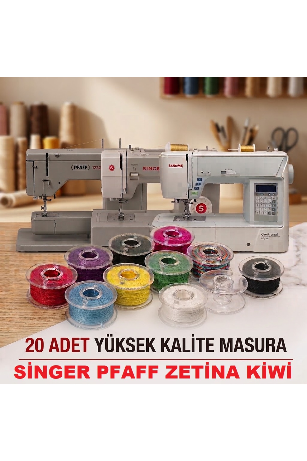 Swart Singer Pfaff Zetina Janome Homemax Brother Kiwi Diamond
