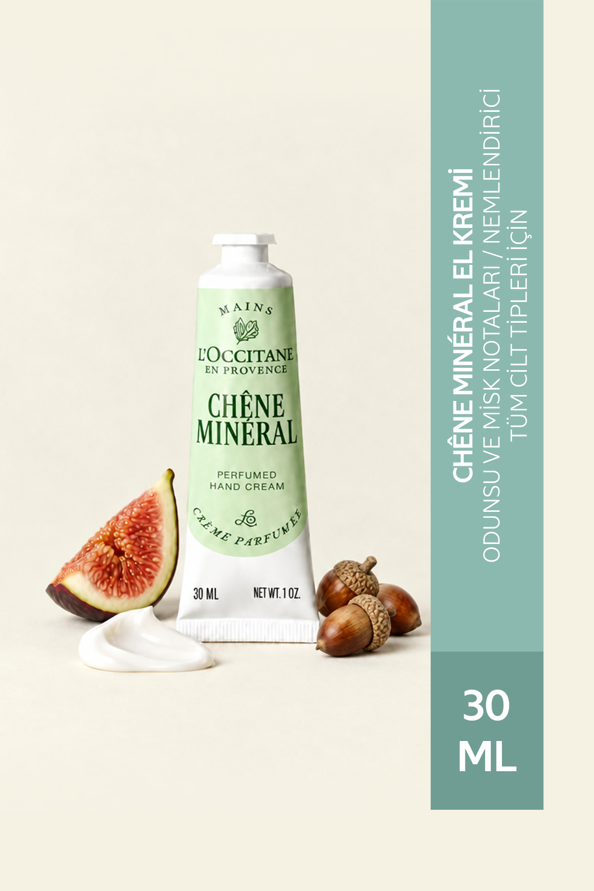 L'Occitane Chêne Minéral El Kremi, Odunsu ve Misk Notaları, 30 ml — 11MA030BC26