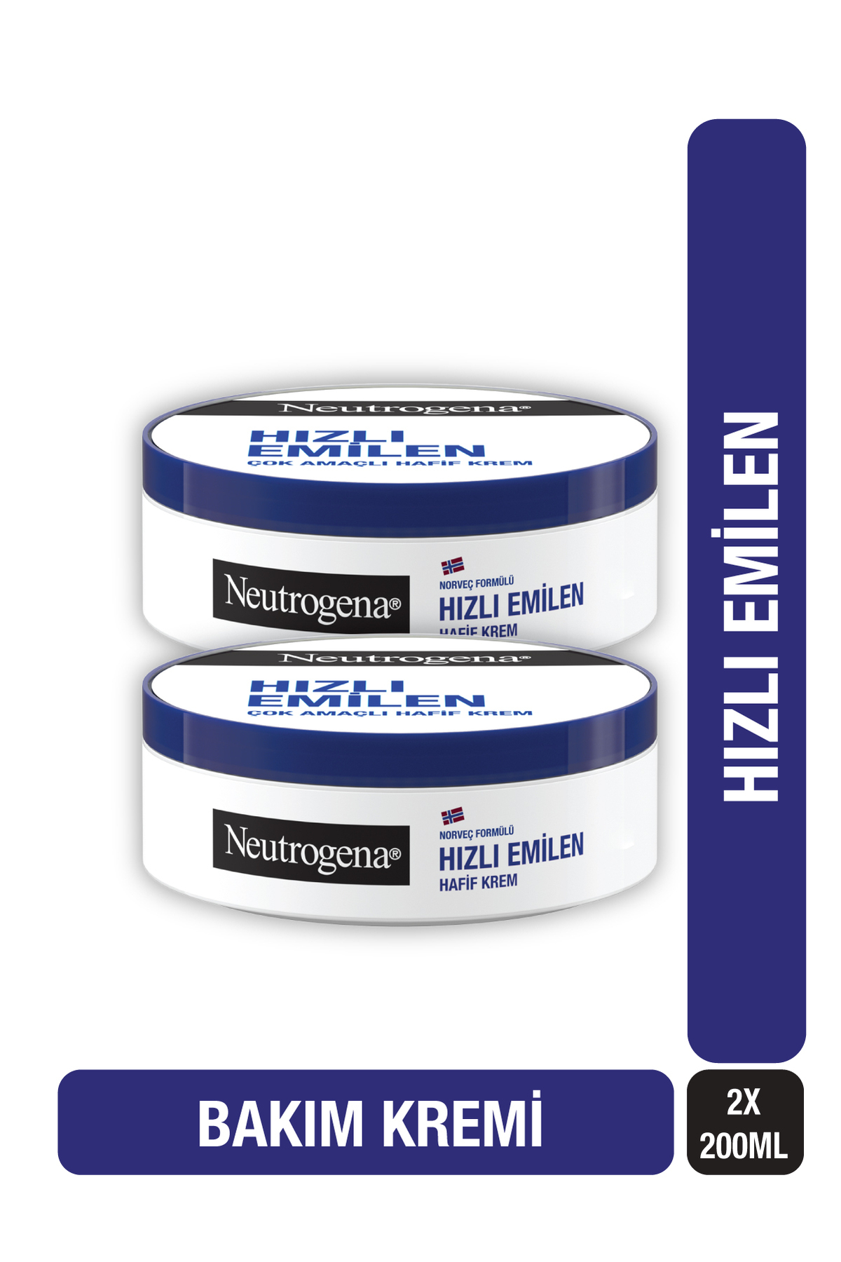 Neutrogena Hızlı Emilen Bakım Kremi 1 Alana 1 Bedava 200 Ml