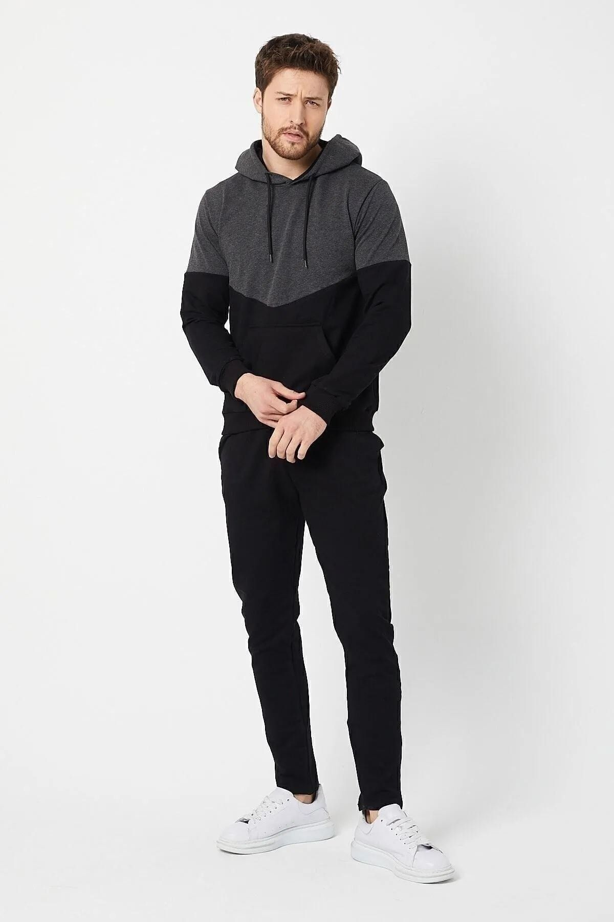 Unisex Antrasit Eşofman Takımı — خاکستری ANTRASIT-TAKIM — تصویر 2 از 5