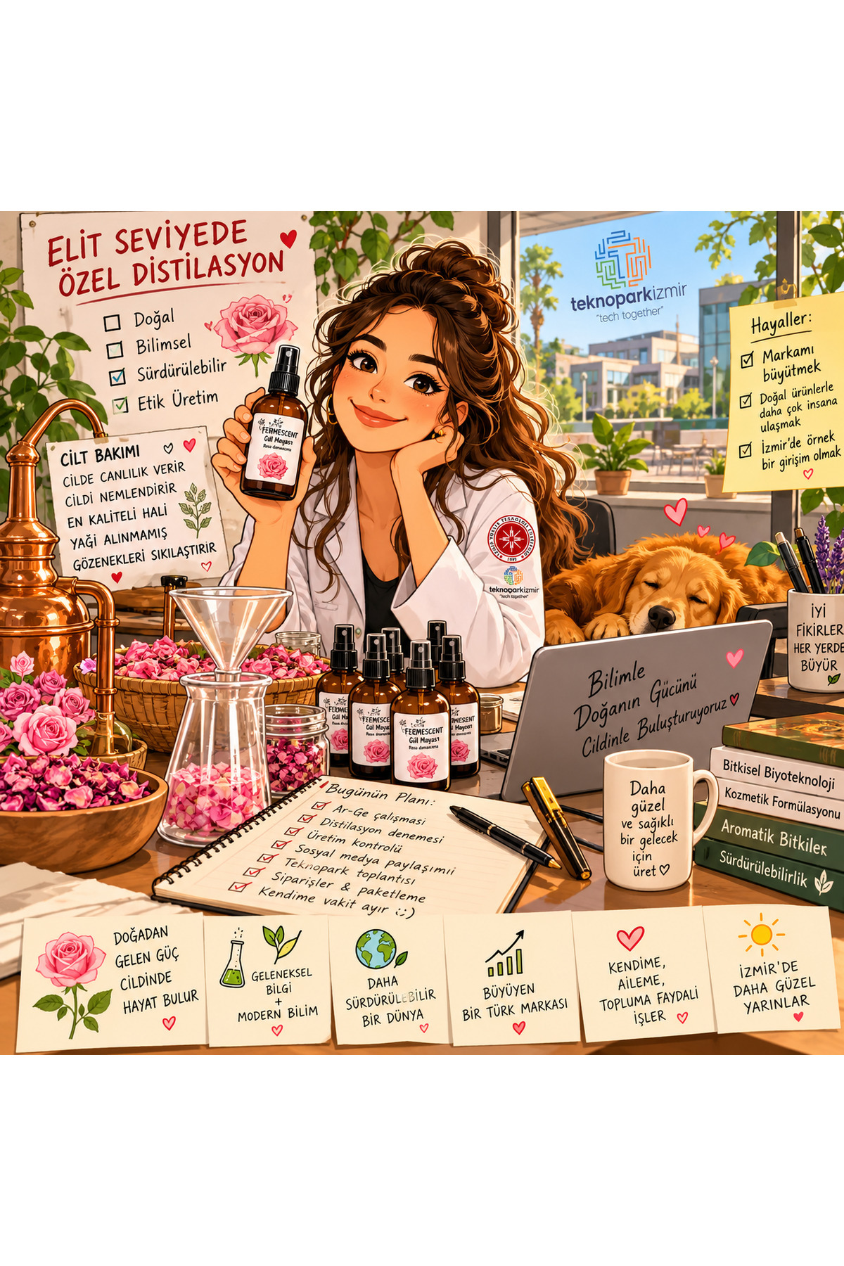 Gül Mayası Suyu Hidrosolü - 1. Kalite - Yeni Hasat Aydınlatıcı Gözenek Sıkılaştırıcı Yağı Alınmamış — Kalitemize Güveniyoruz — تصویر 3 از 8