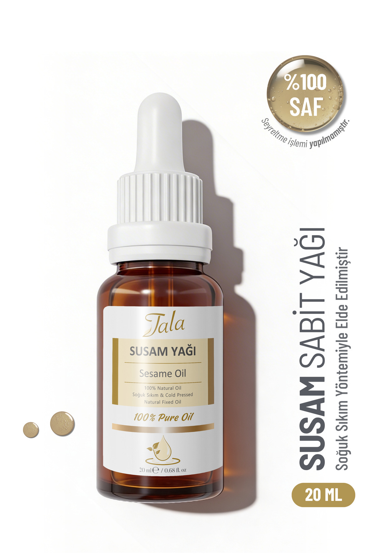 Susam Yağı %100 Saf Ve Doğal Soğuk Sıkım 20 Ml — susam